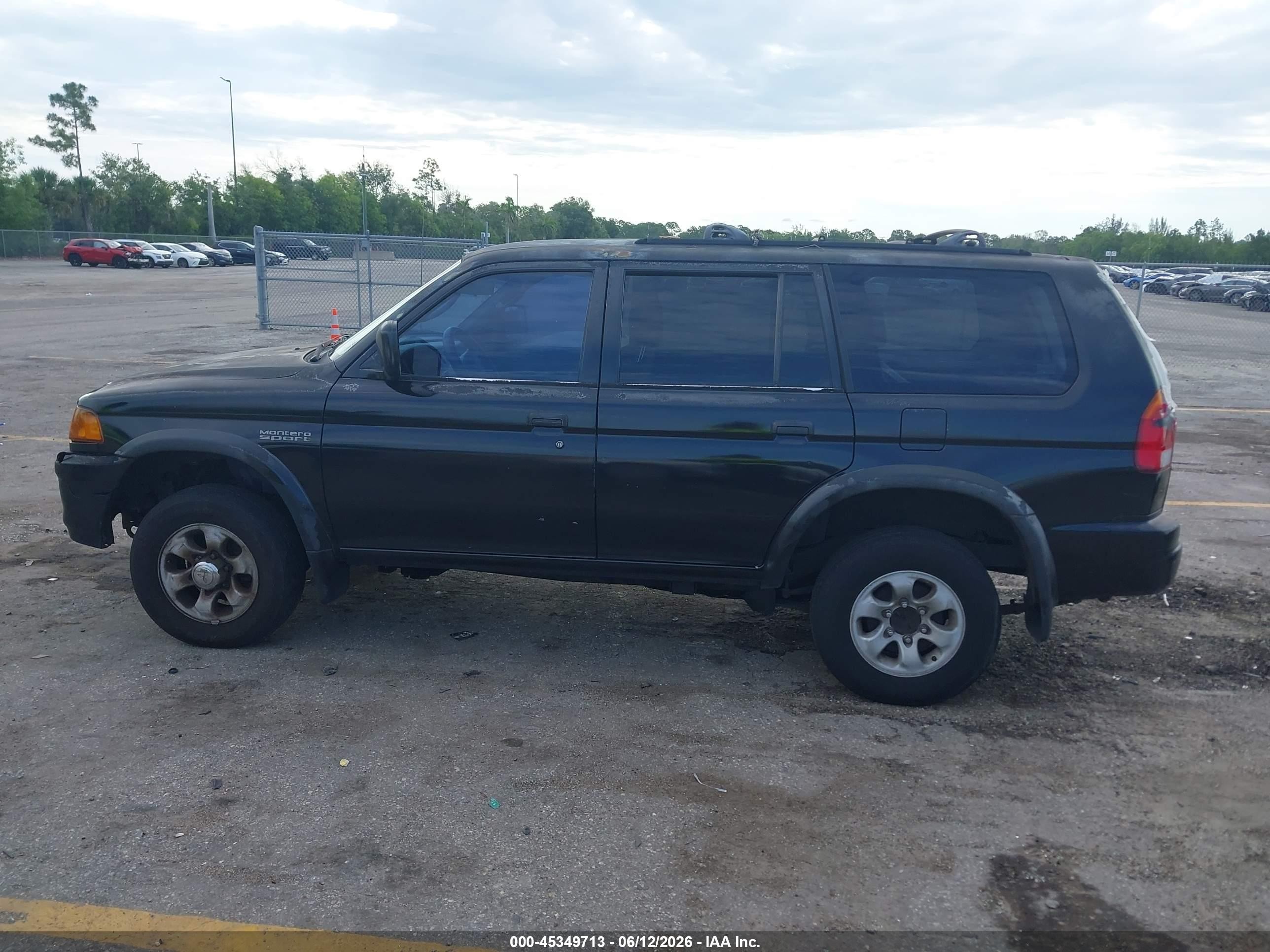 1998 Mitsubishi Montero Sport Ls Black vin: JA4LS31P3WP016417