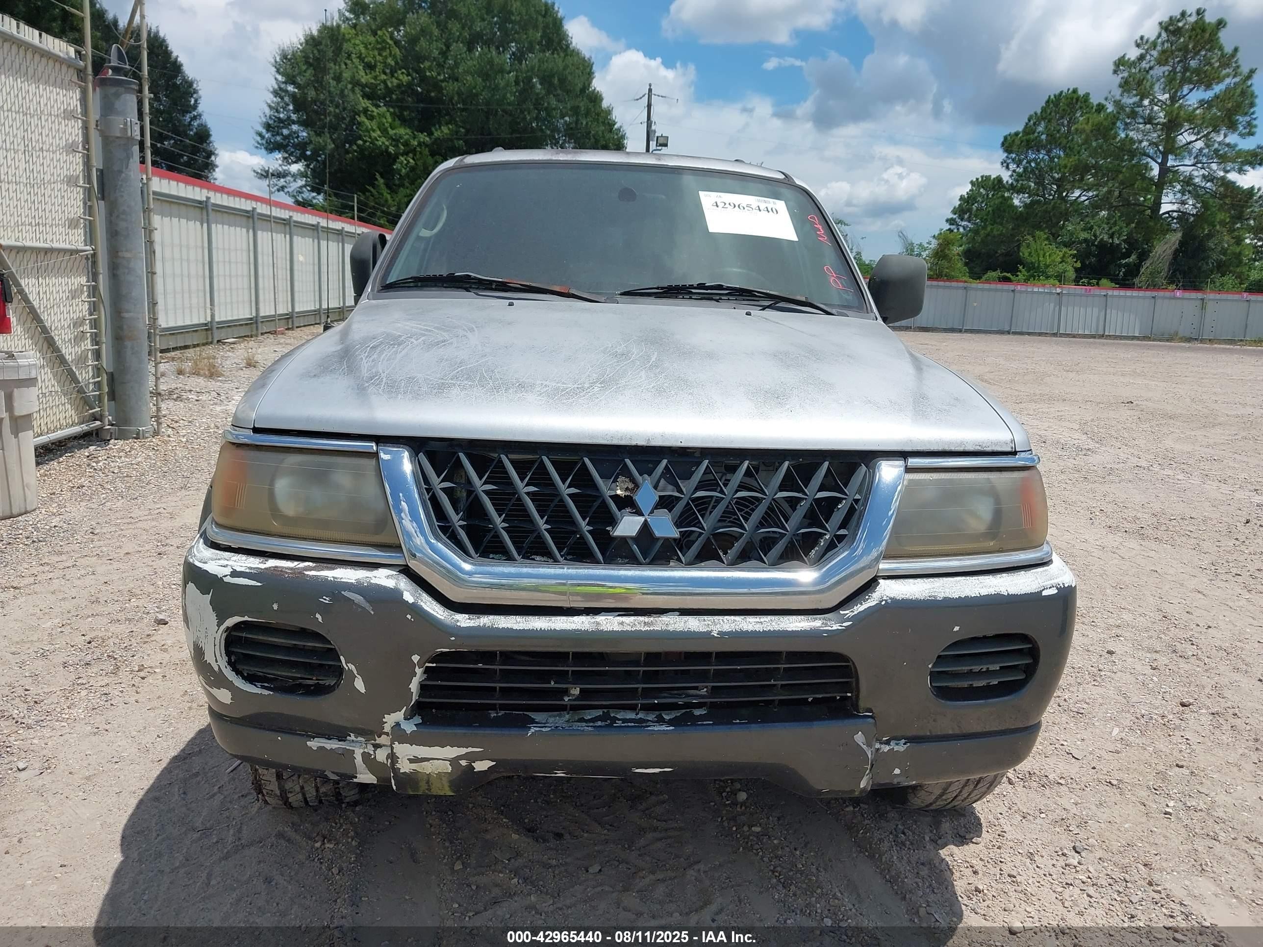 2002 Mitsubishi Montero Sport Xls Silver vin: JA4LS31RX2P005779