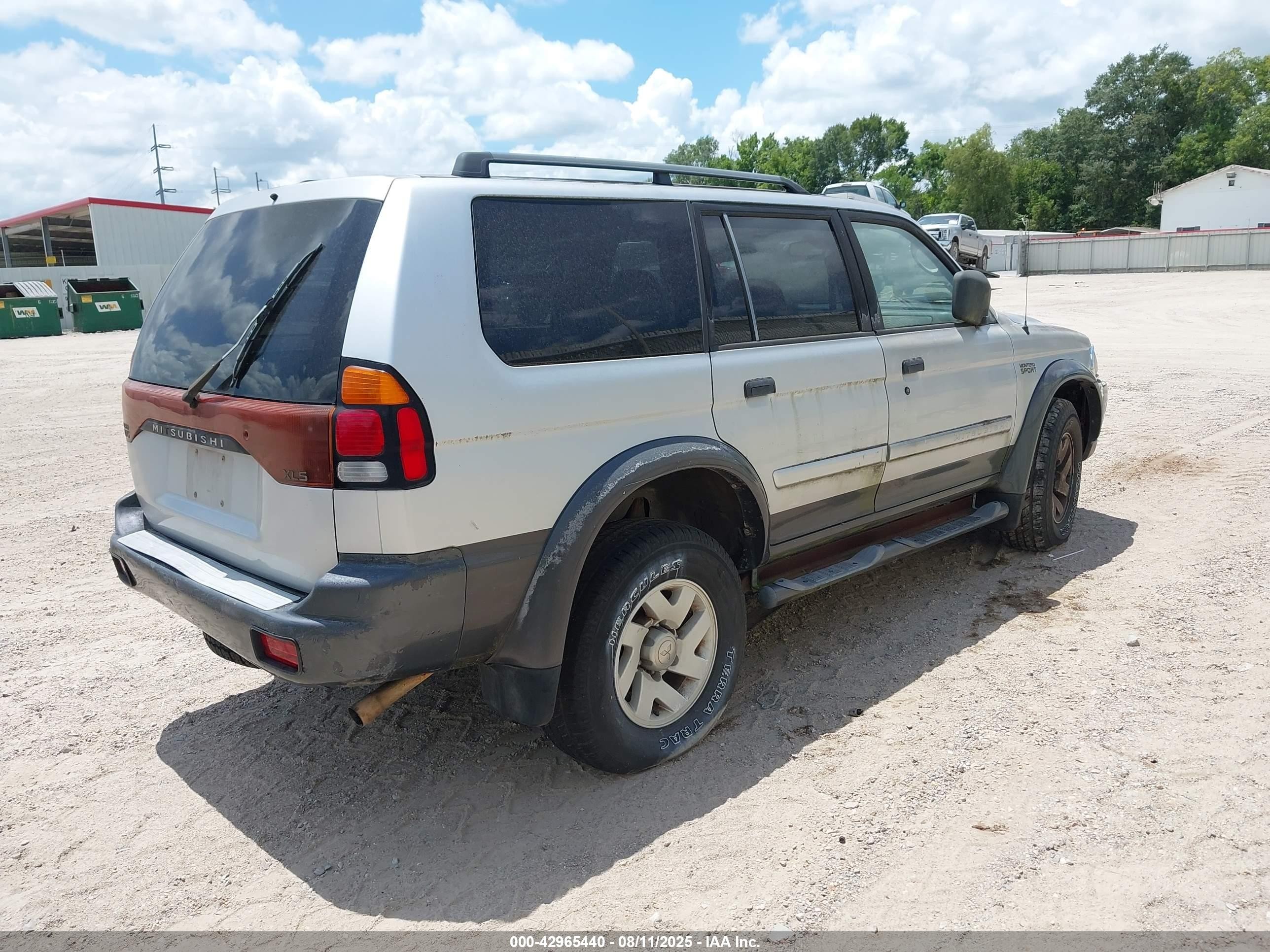 2002 Mitsubishi Montero Sport Xls Silver vin: JA4LS31RX2P005779