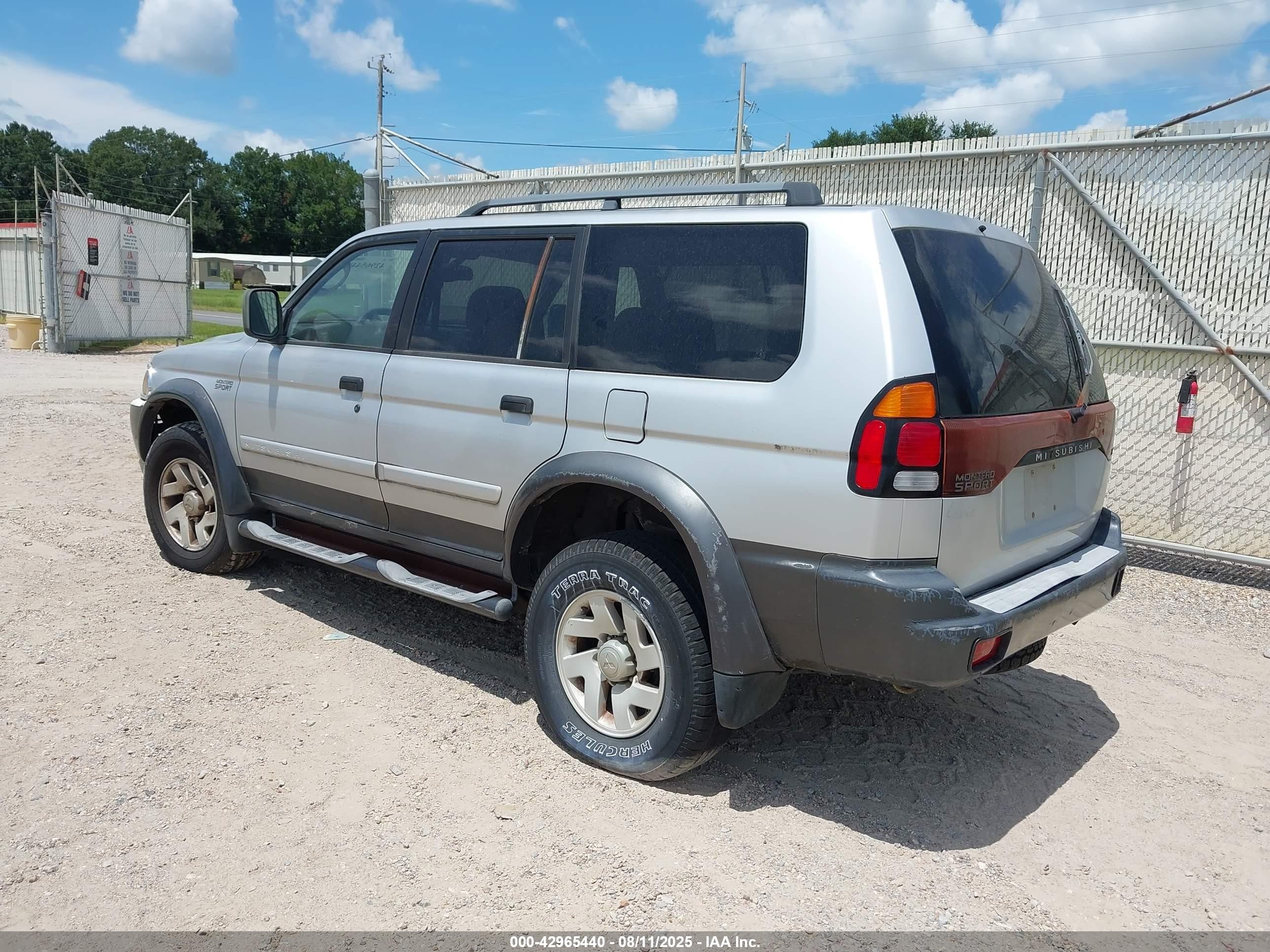 2002 Mitsubishi Montero Sport Xls Silver vin: JA4LS31RX2P005779