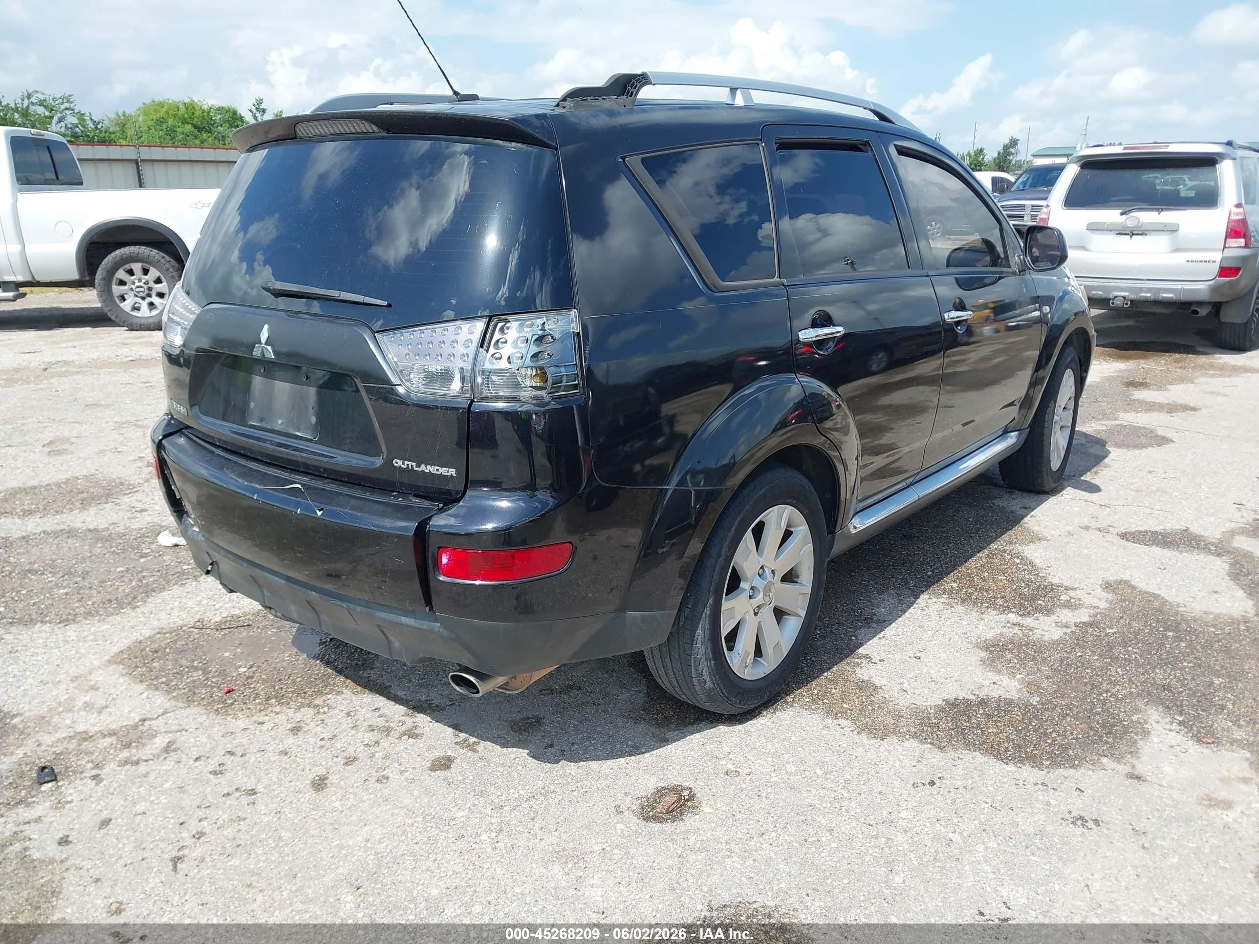 2008 Mitsubishi Outlander Se Black vin: JA4LS31W18Z014518