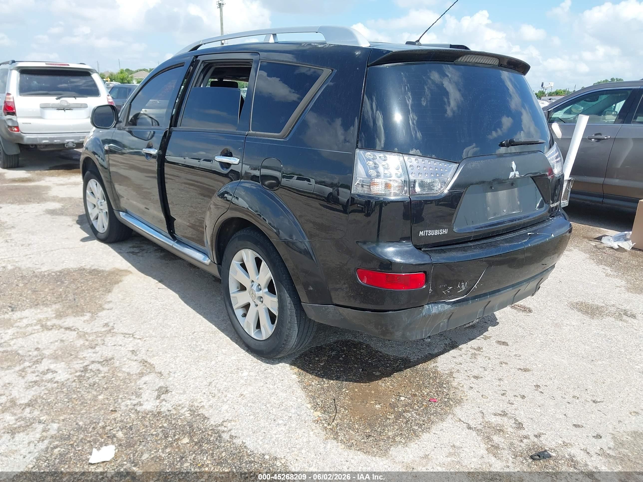 2008 Mitsubishi Outlander Se Black vin: JA4LS31W18Z014518