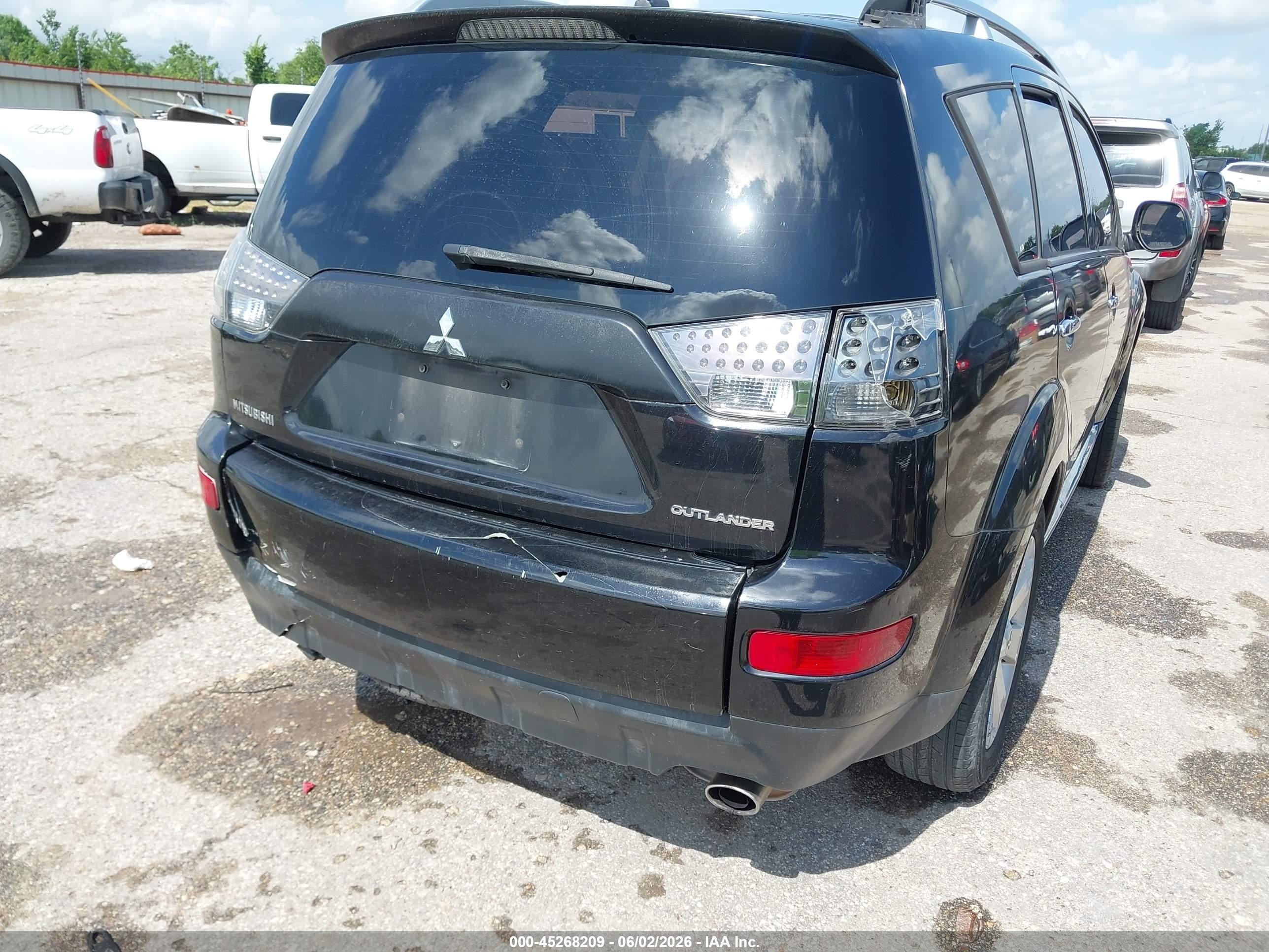 2008 Mitsubishi Outlander Se Black vin: JA4LS31W18Z014518