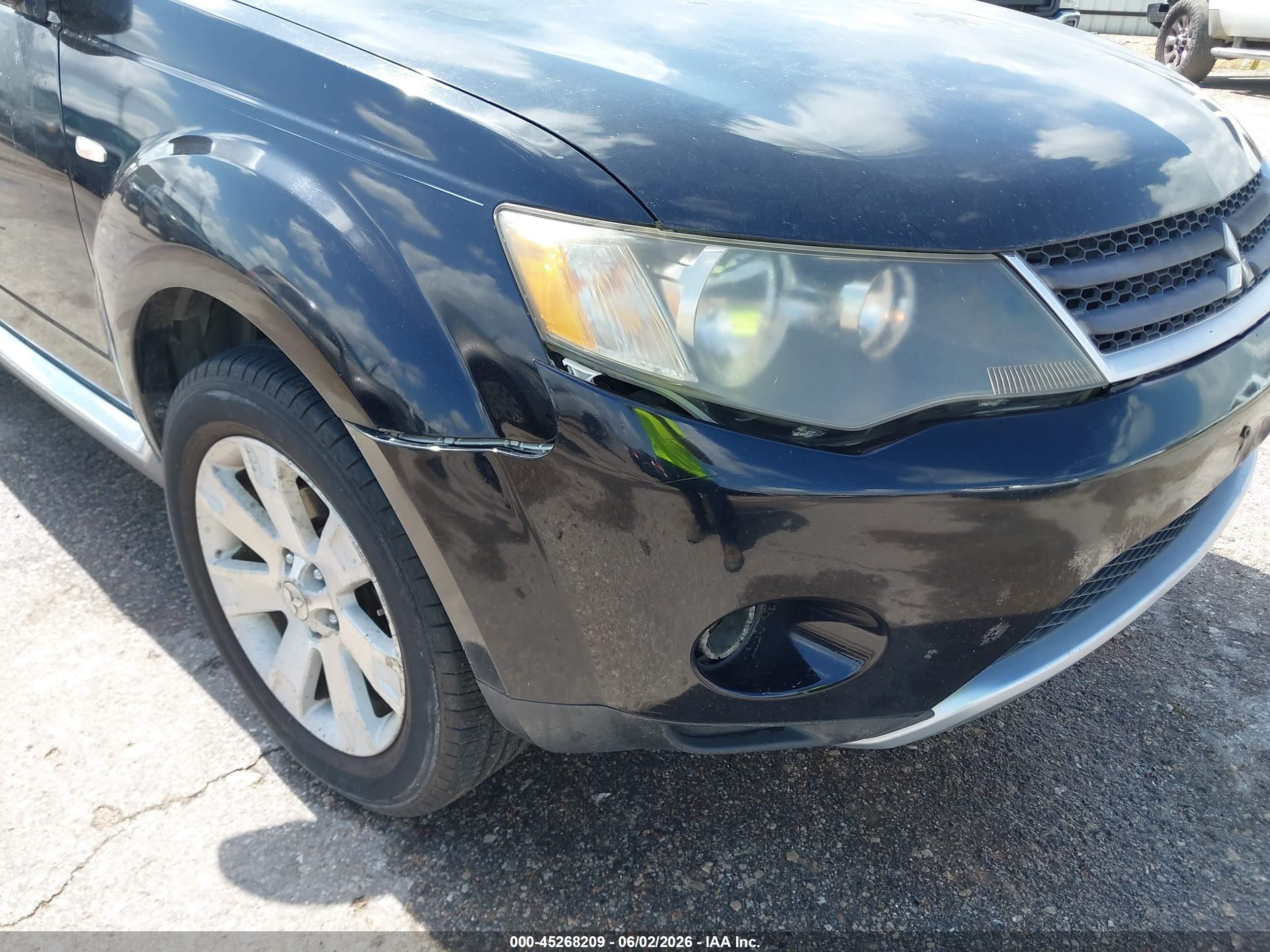 2008 Mitsubishi Outlander Se Black vin: JA4LS31W18Z014518