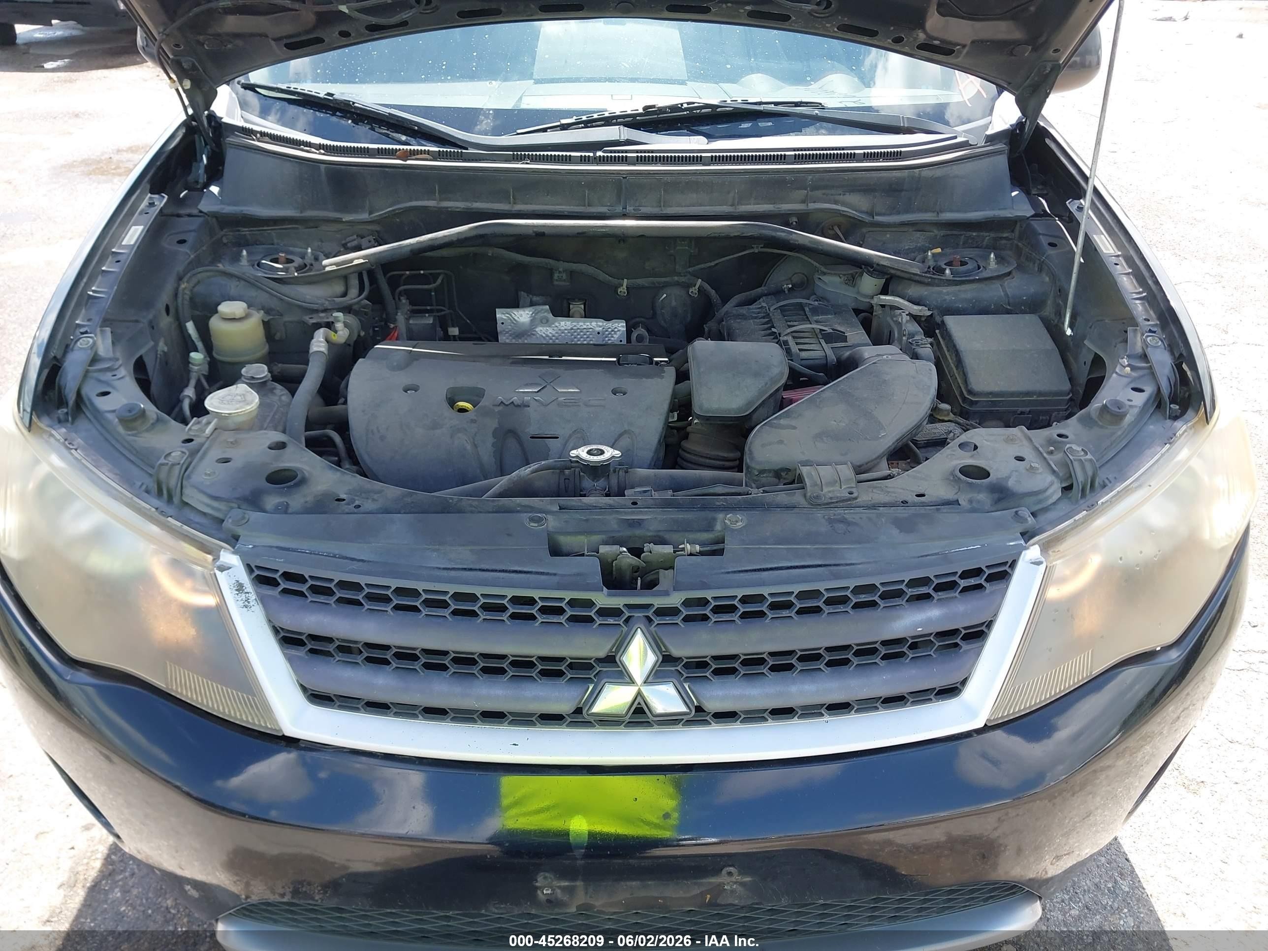 2008 Mitsubishi Outlander Se Black vin: JA4LS31W18Z014518