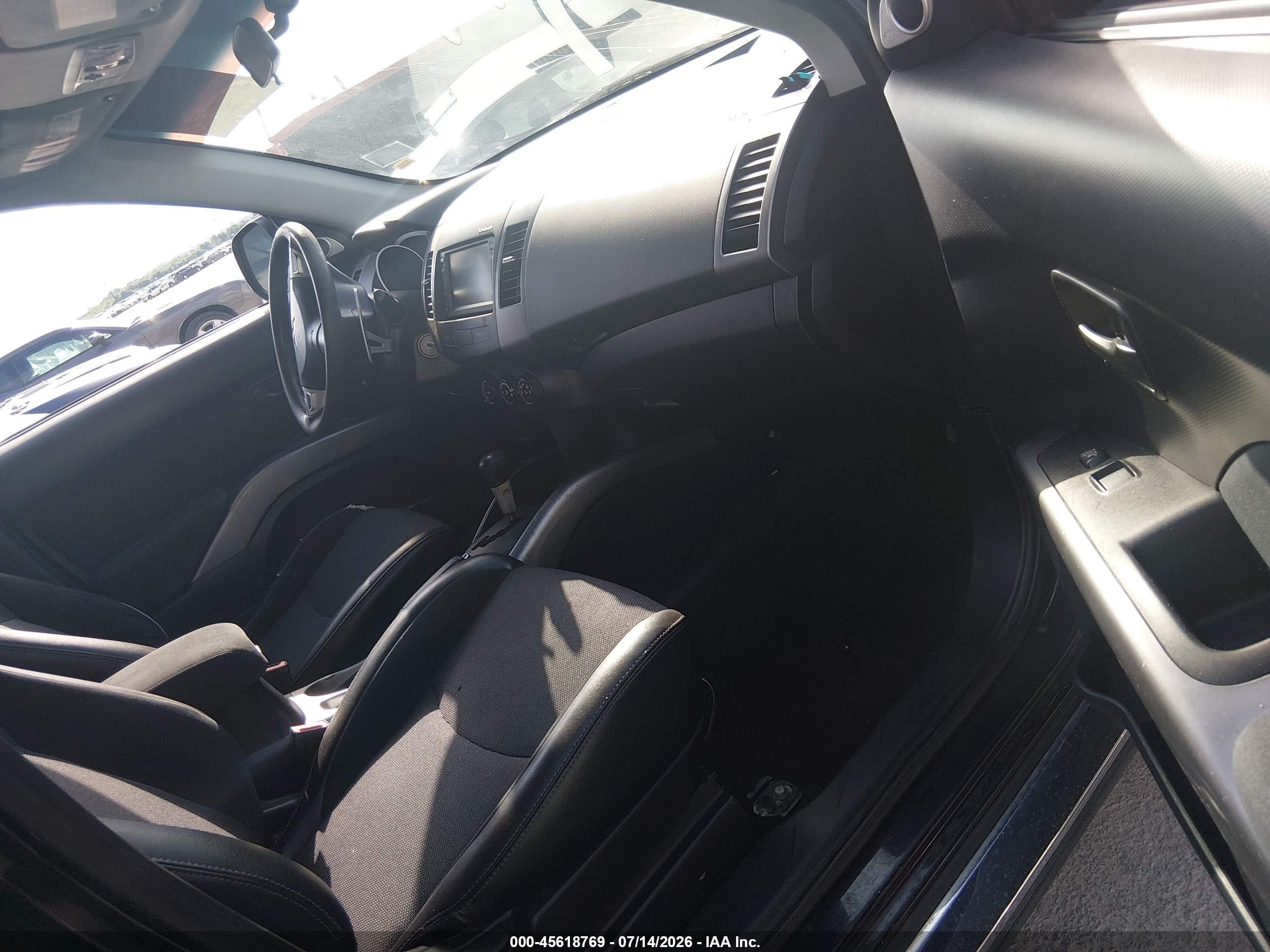 2008 Mitsubishi Outlander Se Black vin: JA4LS31W18Z014518