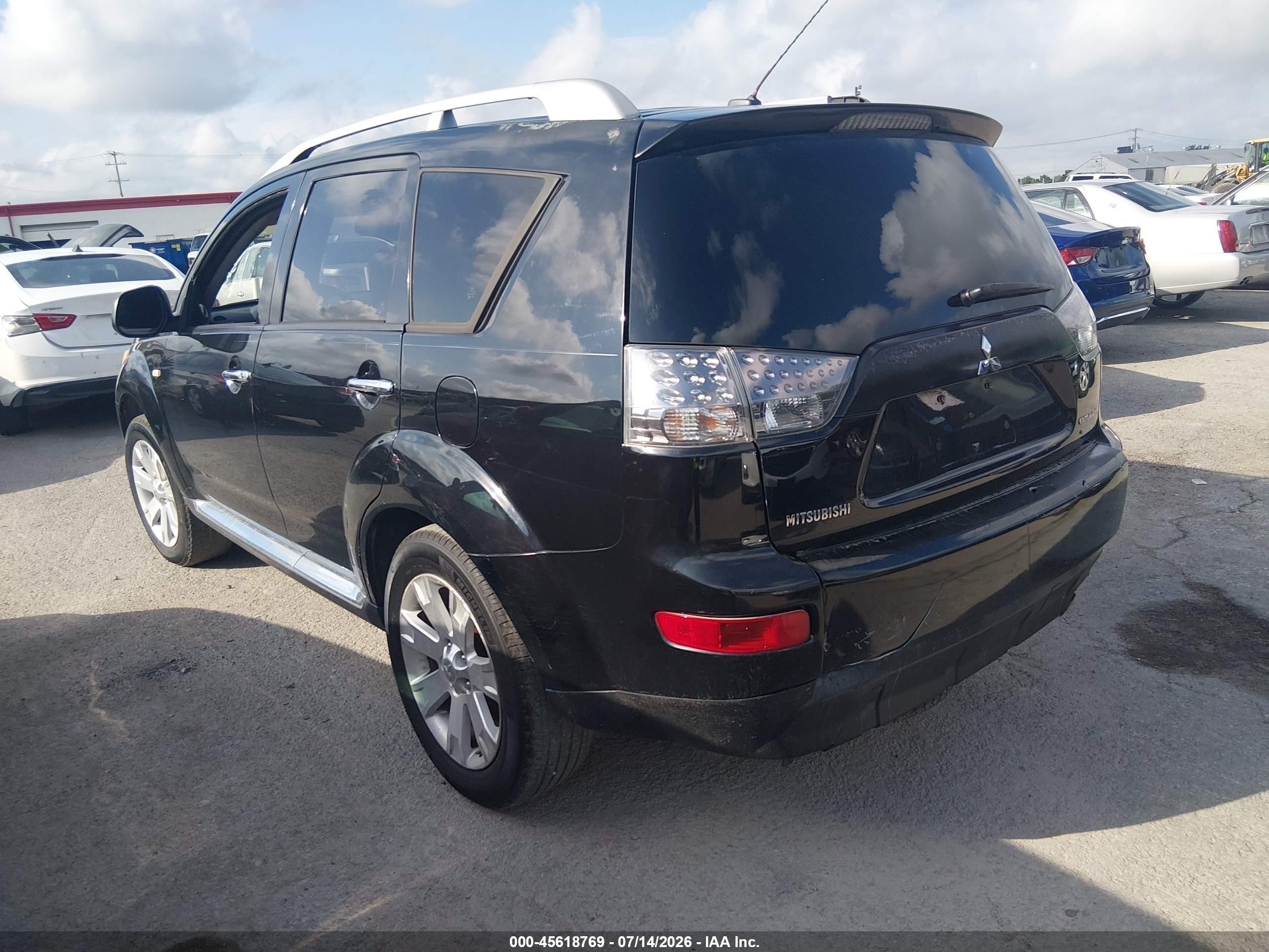 2008 Mitsubishi Outlander Se Black vin: JA4LS31W18Z014518