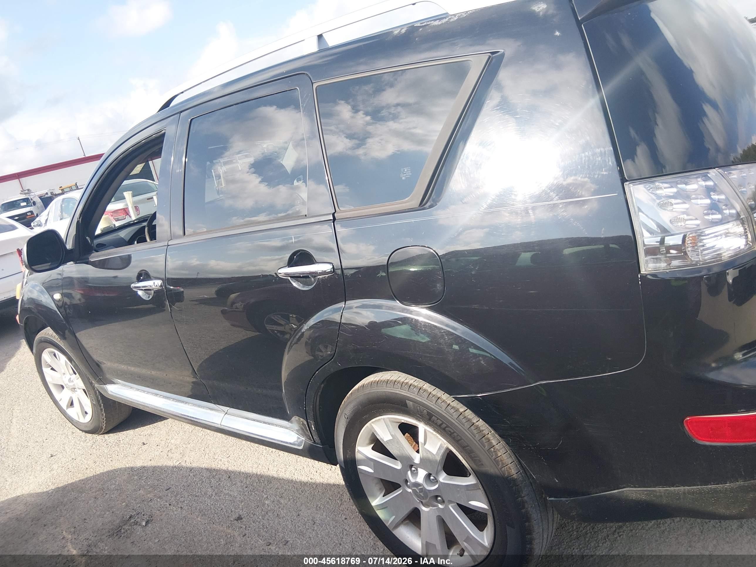 2008 Mitsubishi Outlander Se Black vin: JA4LS31W18Z014518