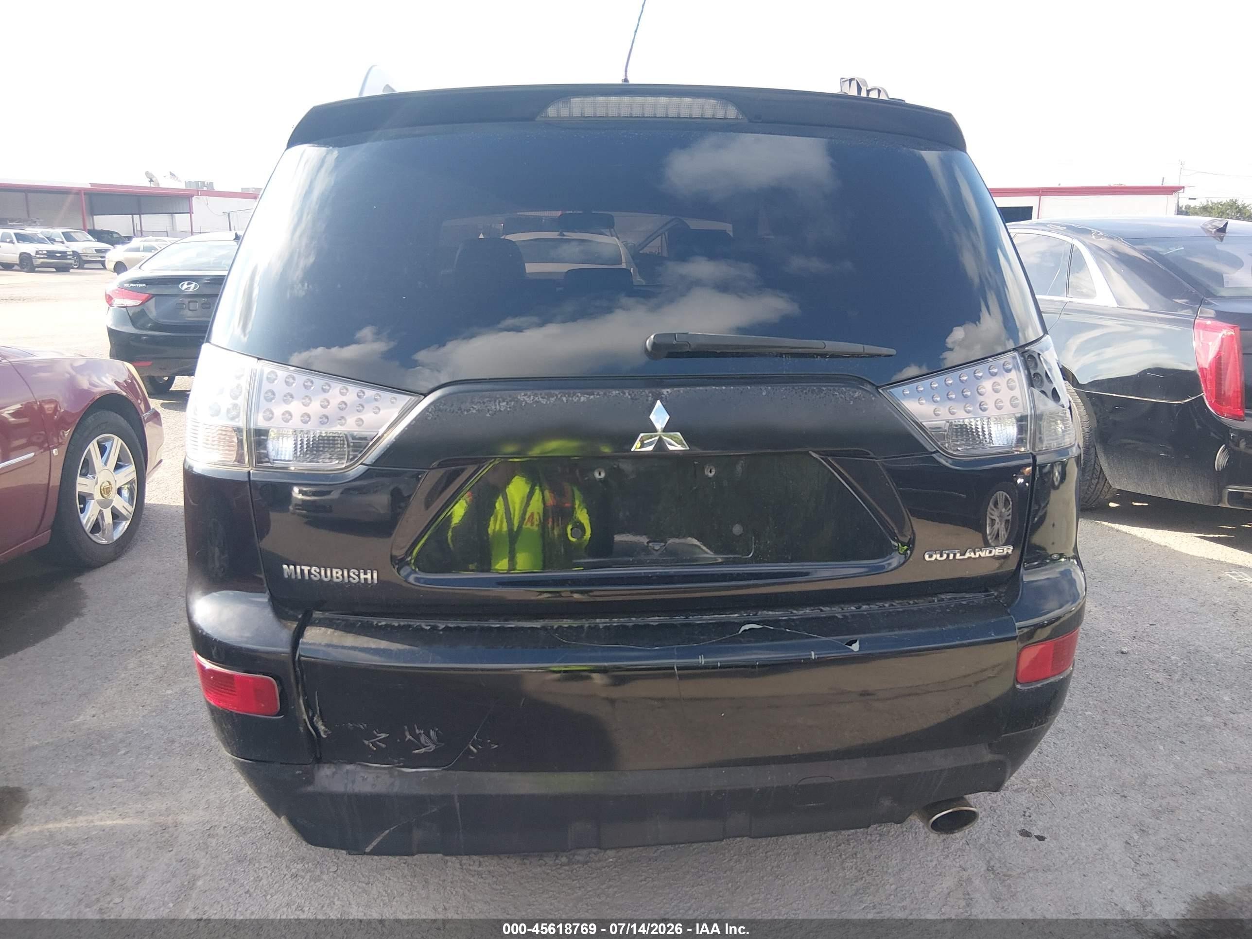 2008 Mitsubishi Outlander Se Black vin: JA4LS31W18Z014518