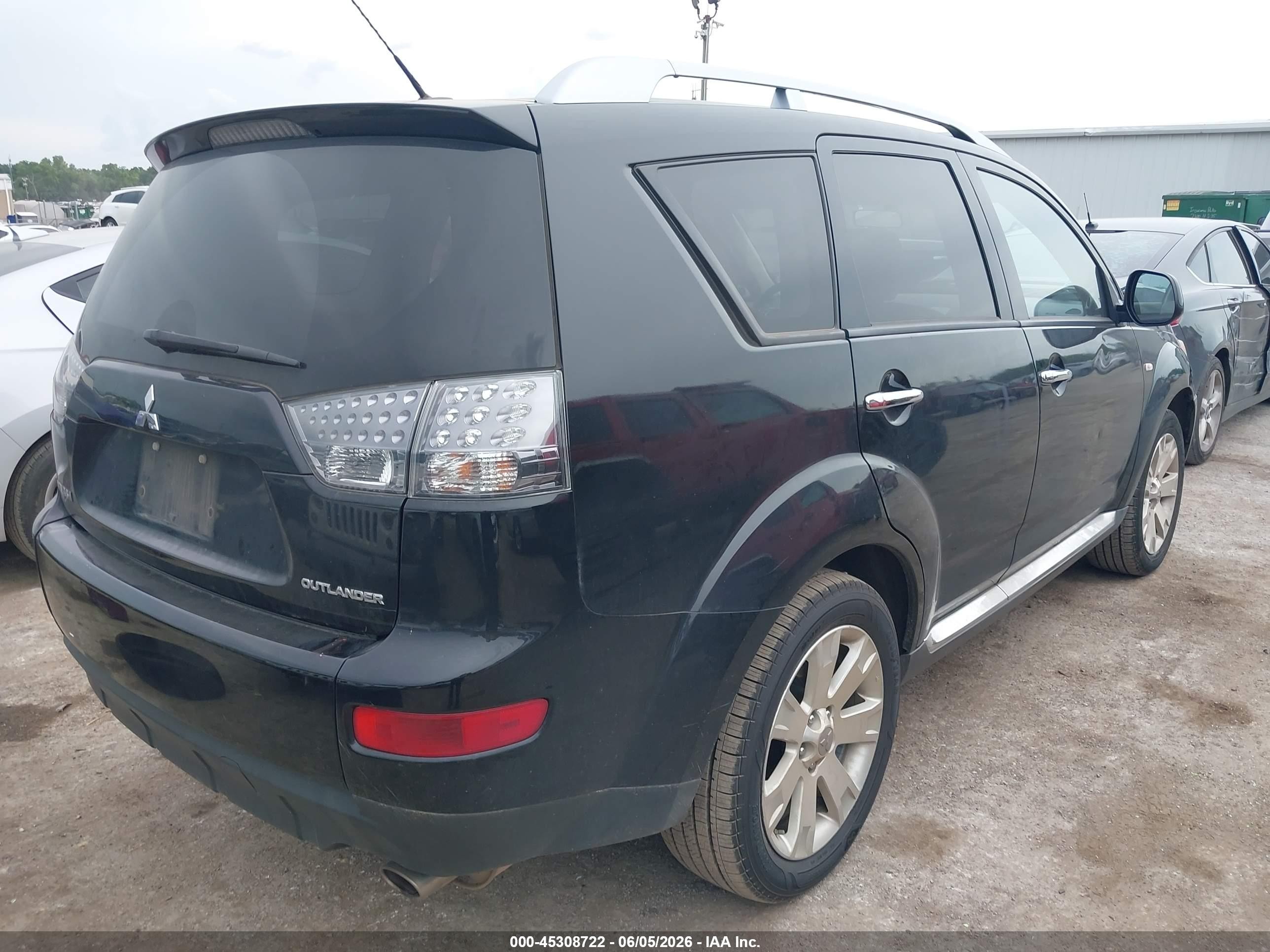 2008 Mitsubishi Outlander Se Black vin: JA4LS31W38Z013080