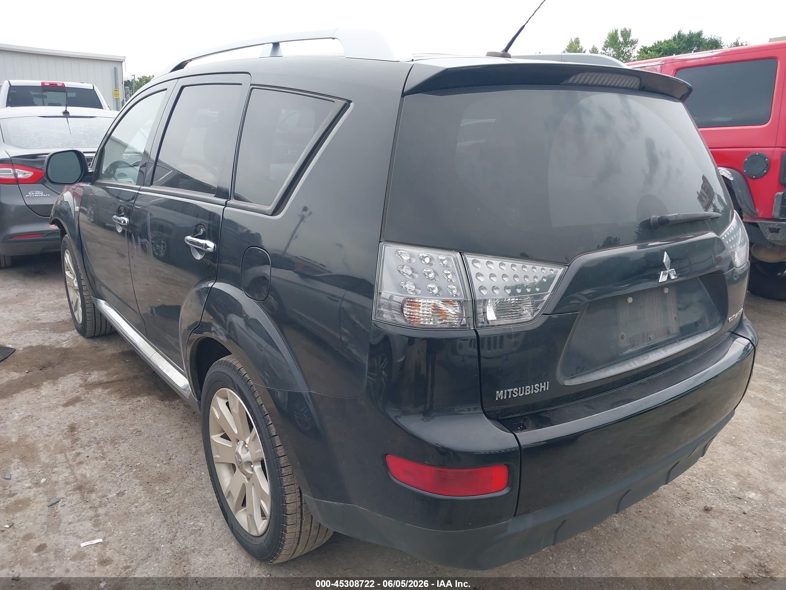 2008 Mitsubishi Outlander Se Black vin: JA4LS31W38Z013080