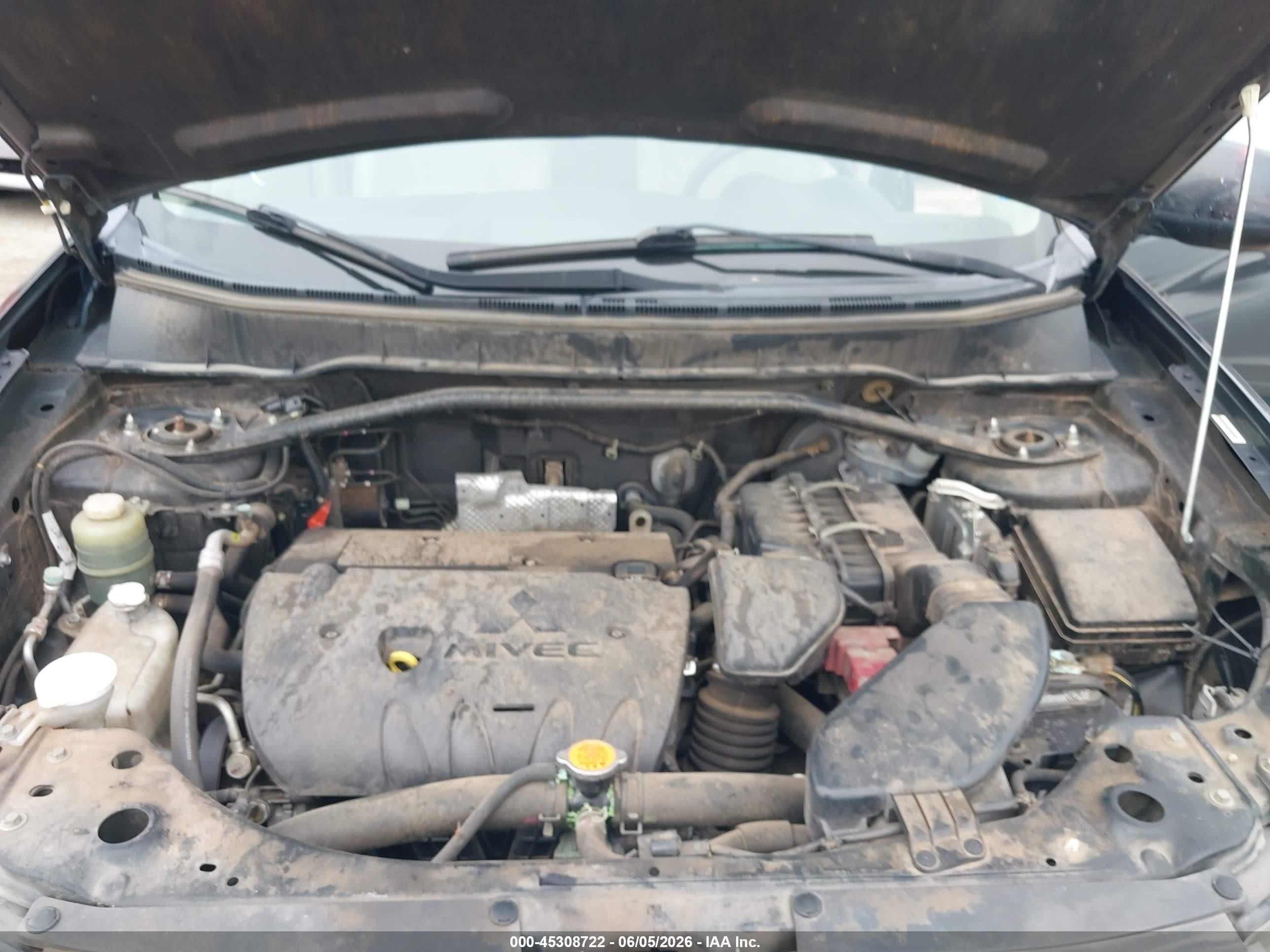 2008 Mitsubishi Outlander Se Black vin: JA4LS31W38Z013080