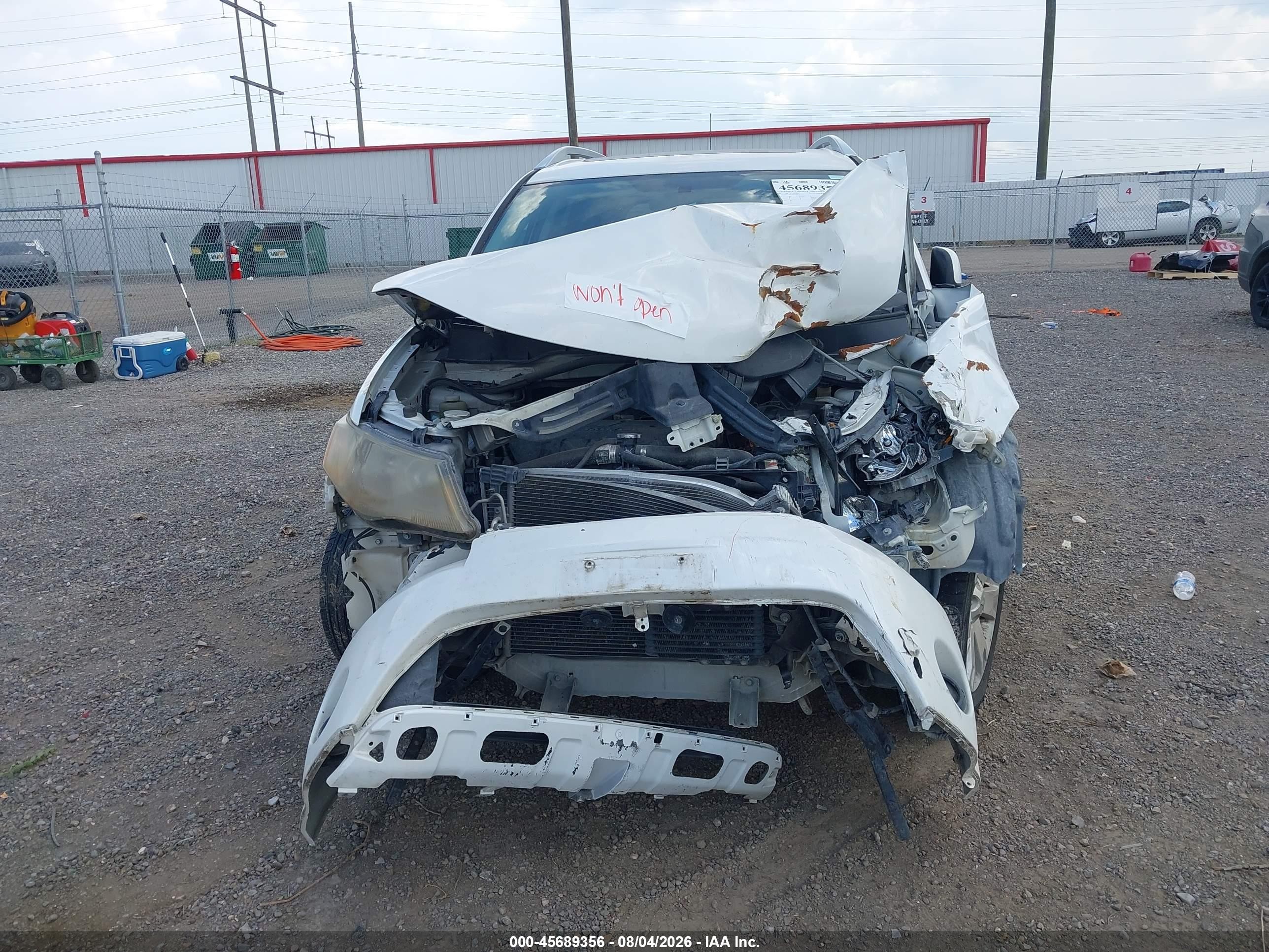 2008 Mitsubishi Outlander Se White vin: JA4LS31W78Z011252