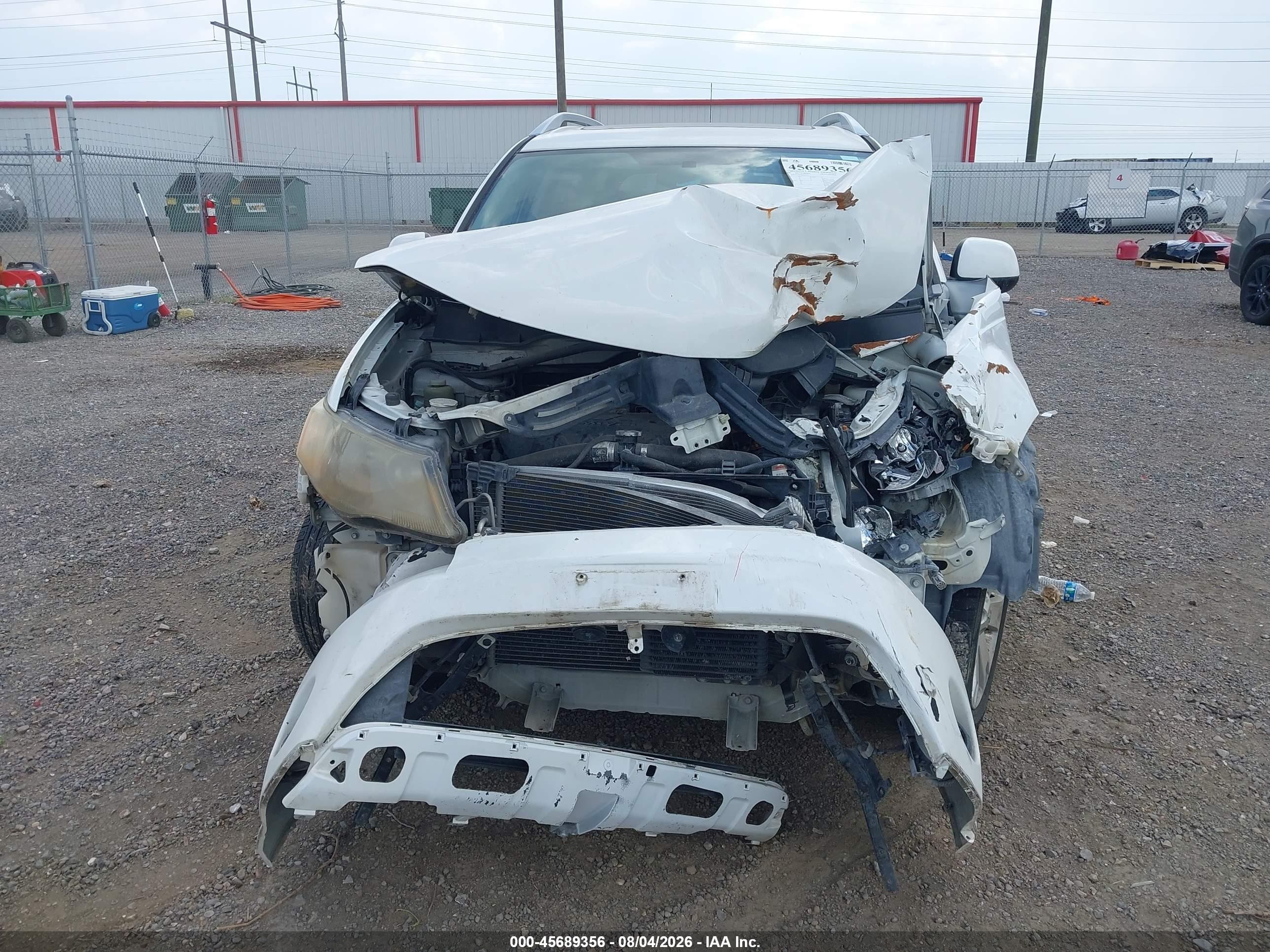 2008 Mitsubishi Outlander Se White vin: JA4LS31W78Z011252