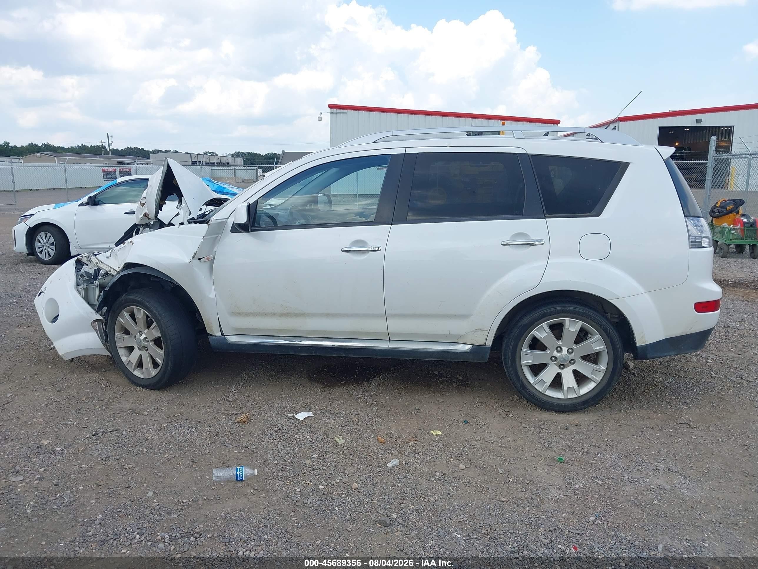 2008 Mitsubishi Outlander Se White vin: JA4LS31W78Z011252