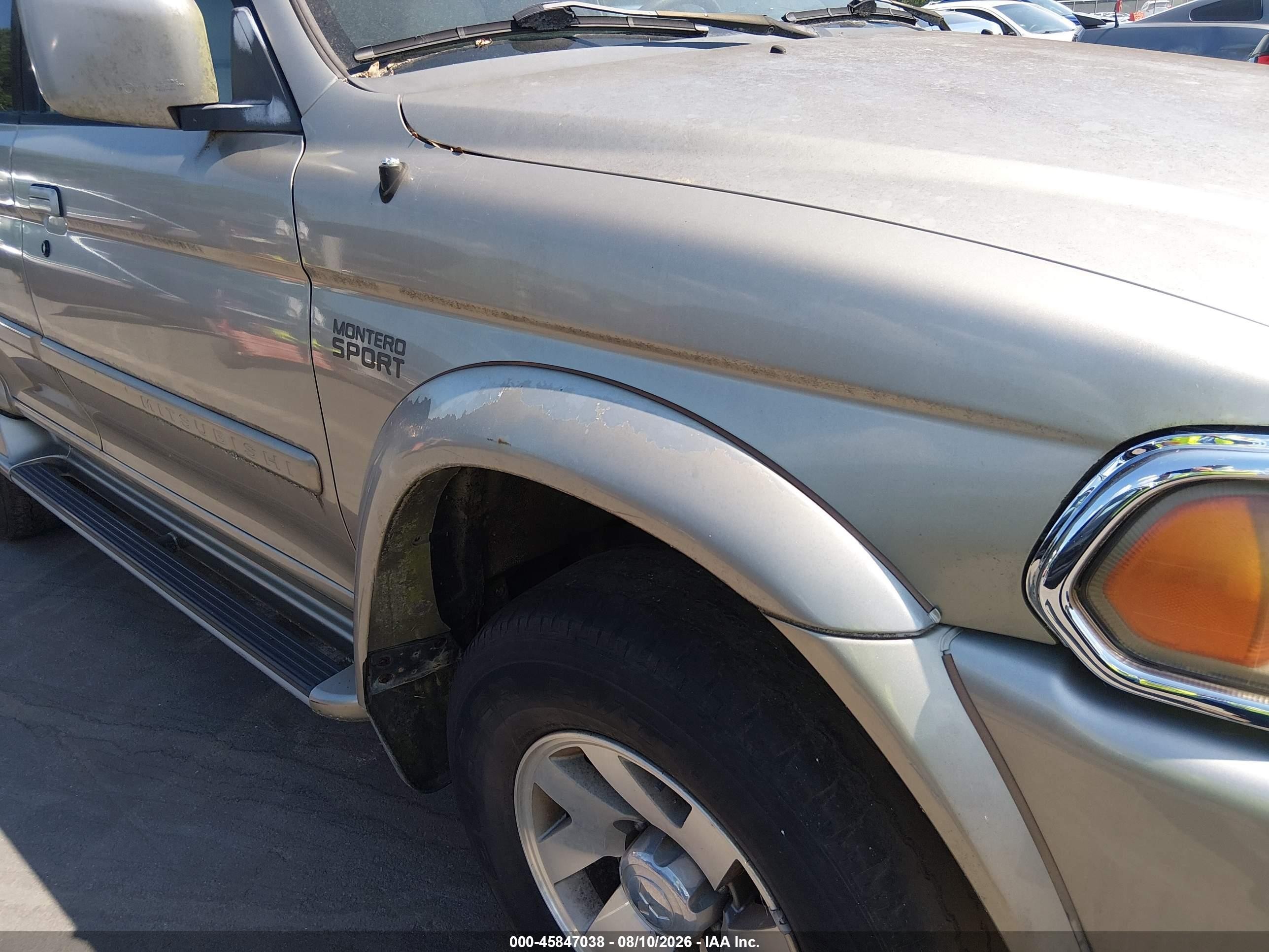 2001 Mitsubishi Montero Sport Ltd Silver vin: JA4LS41R41P007712