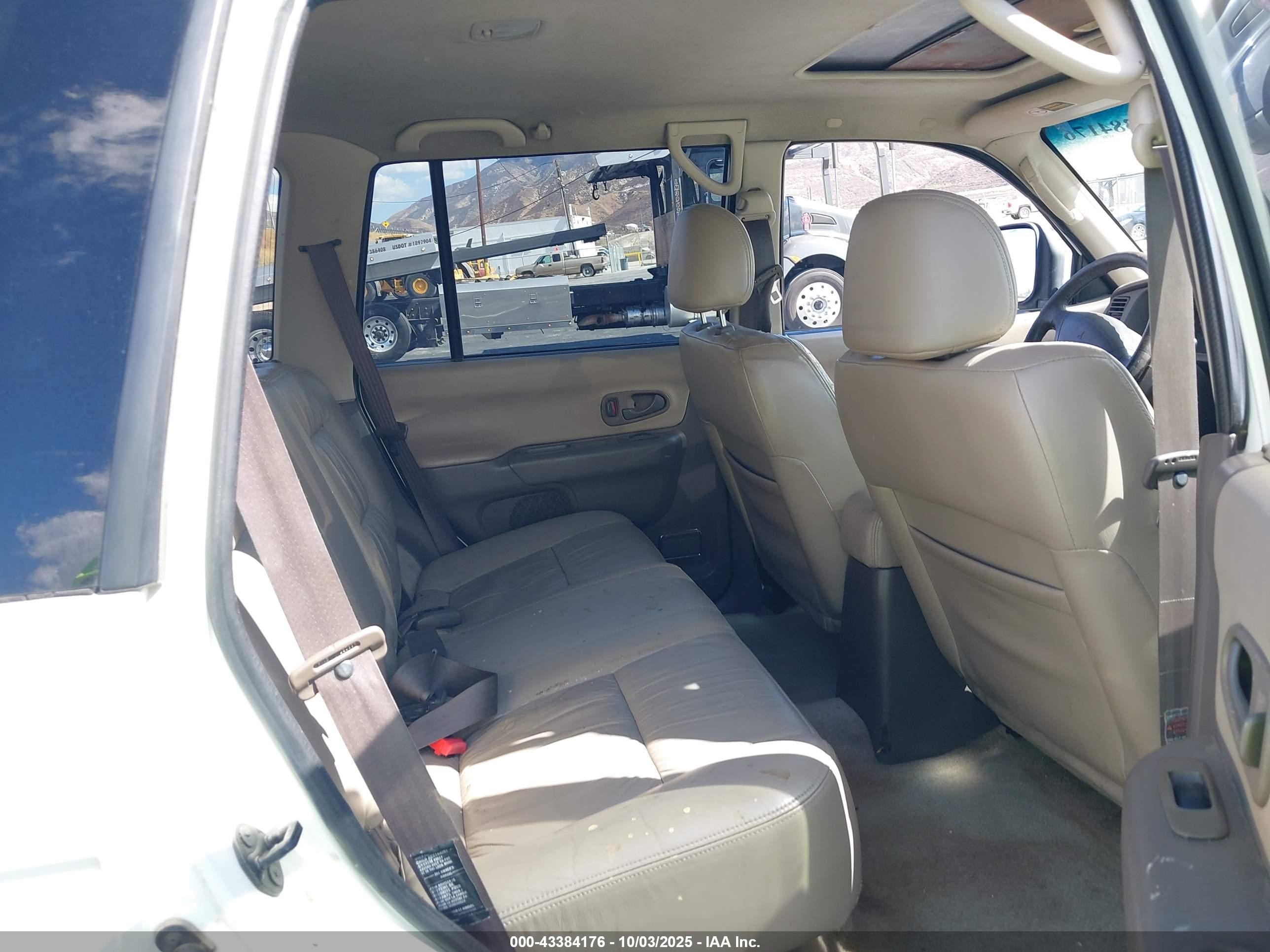 1999 Mitsubishi Montero Sport Ltd White vin: JA4LS41R7XP004831