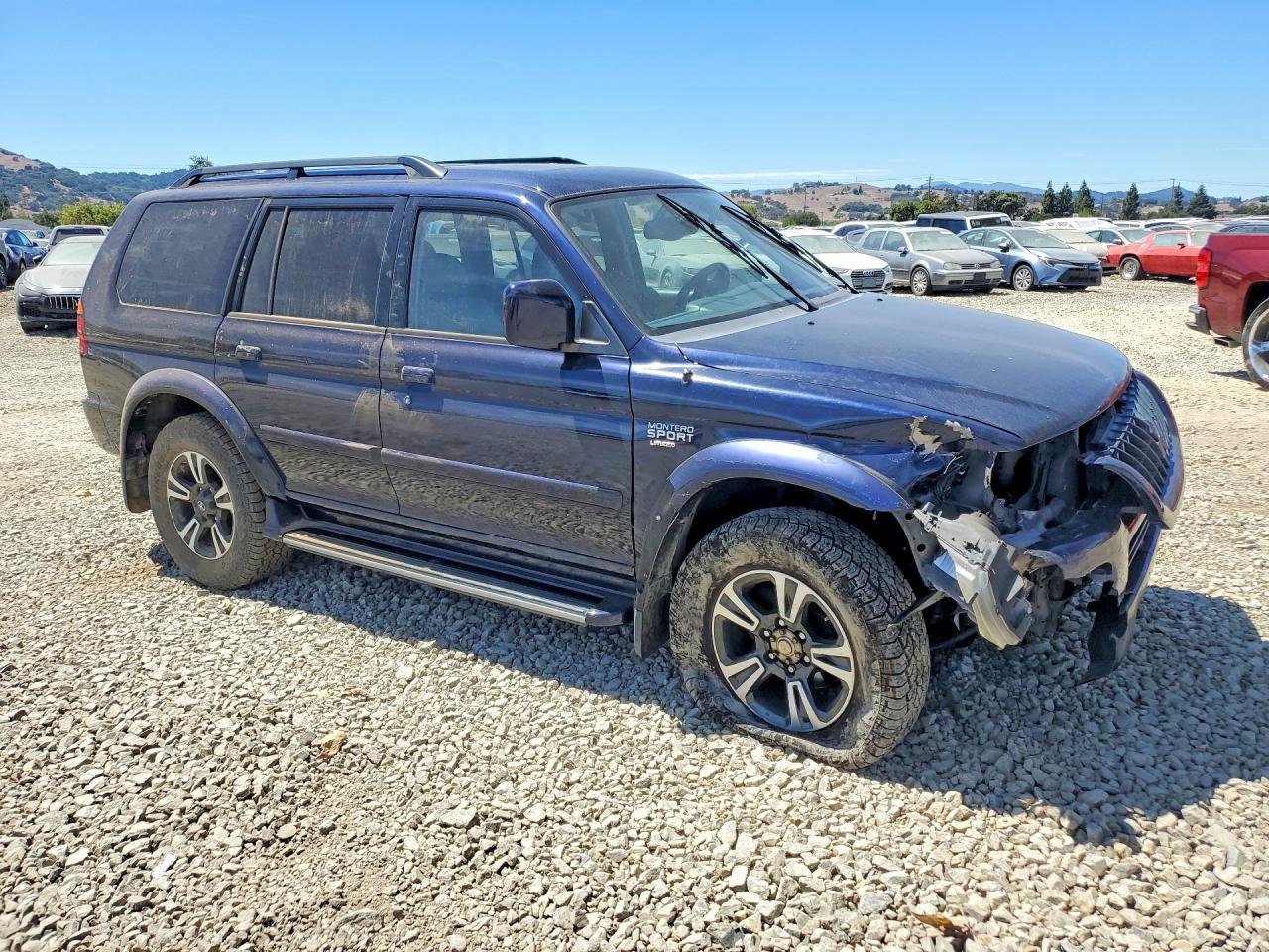 2003 Mitsubishi Montero Sport Limited Синий vin: JA4LS41R83J002499