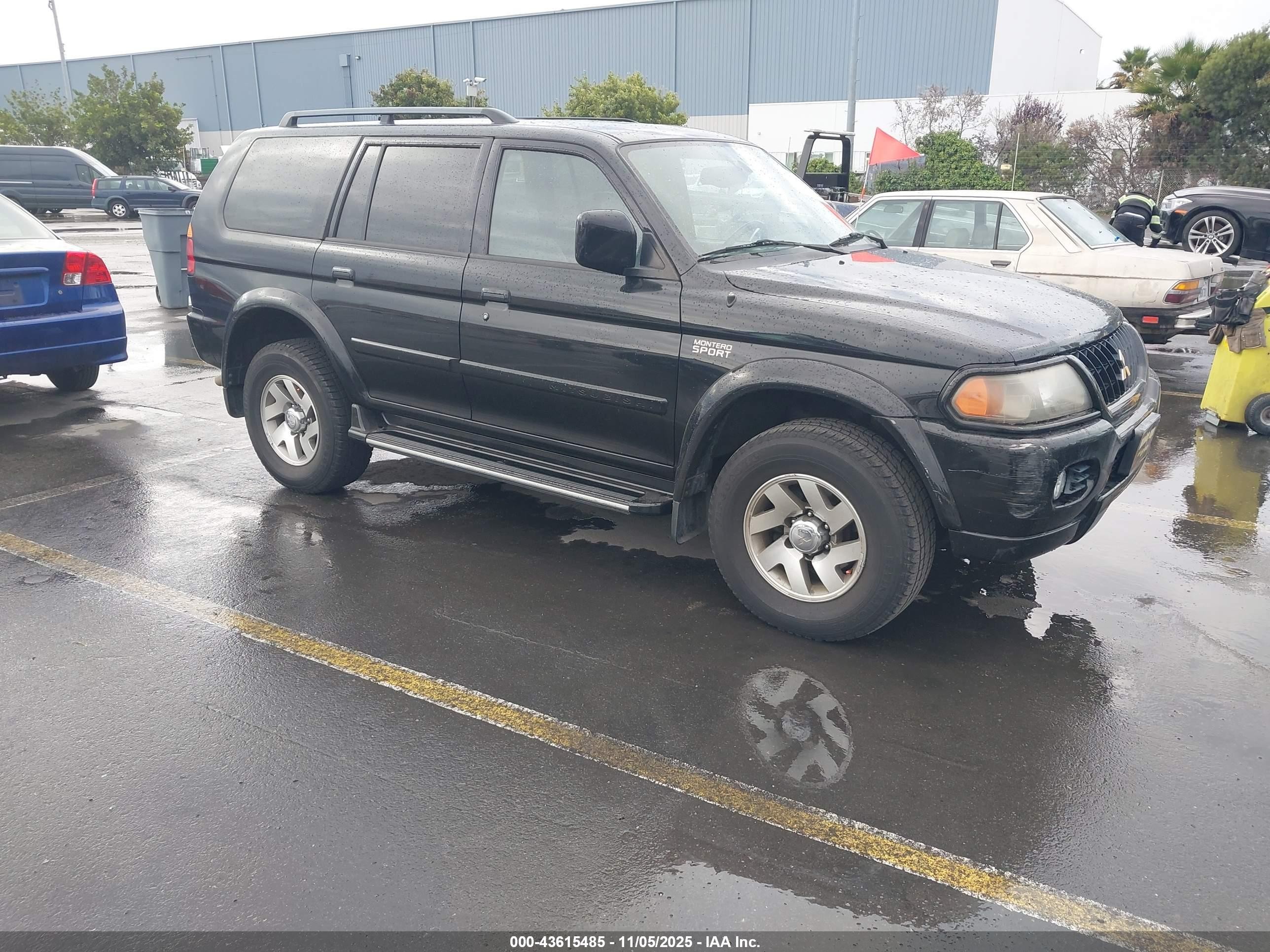 2002 Mitsubishi Montero Sport Ltd Black vin: JA4LS41R92J033596