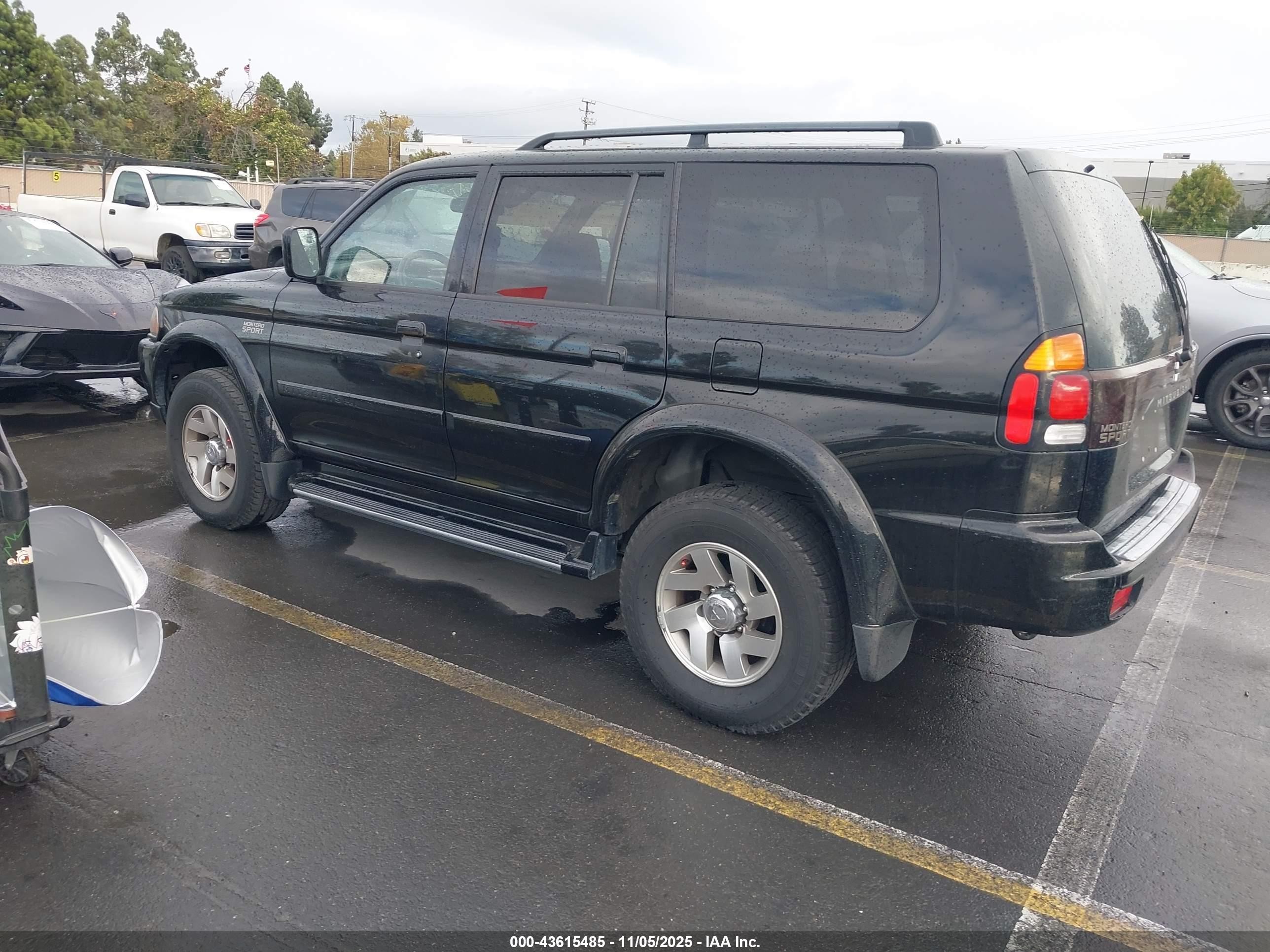 2002 Mitsubishi Montero Sport Ltd Black vin: JA4LS41R92J033596