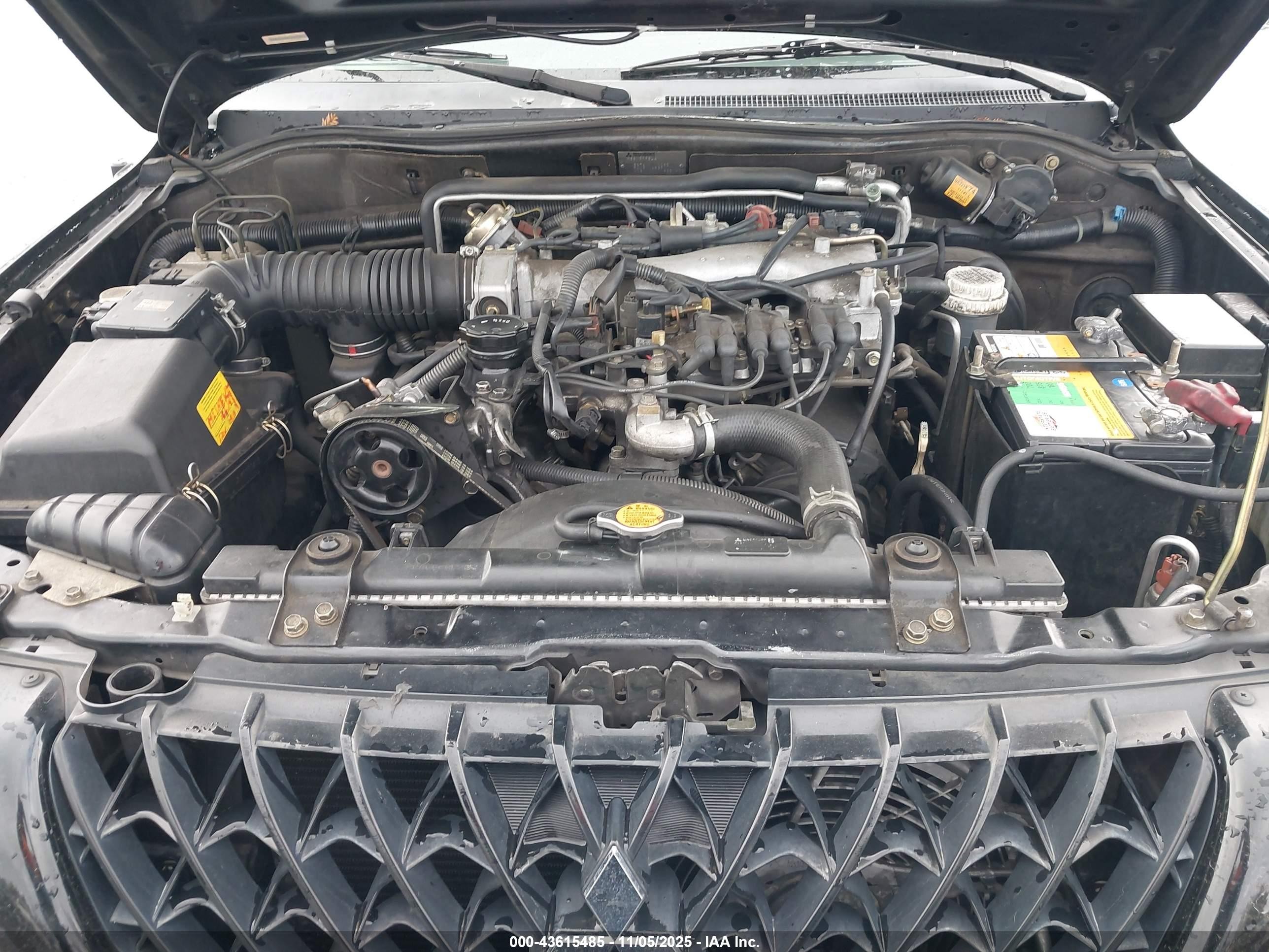 2002 Mitsubishi Montero Sport Ltd Black vin: JA4LS41R92J033596