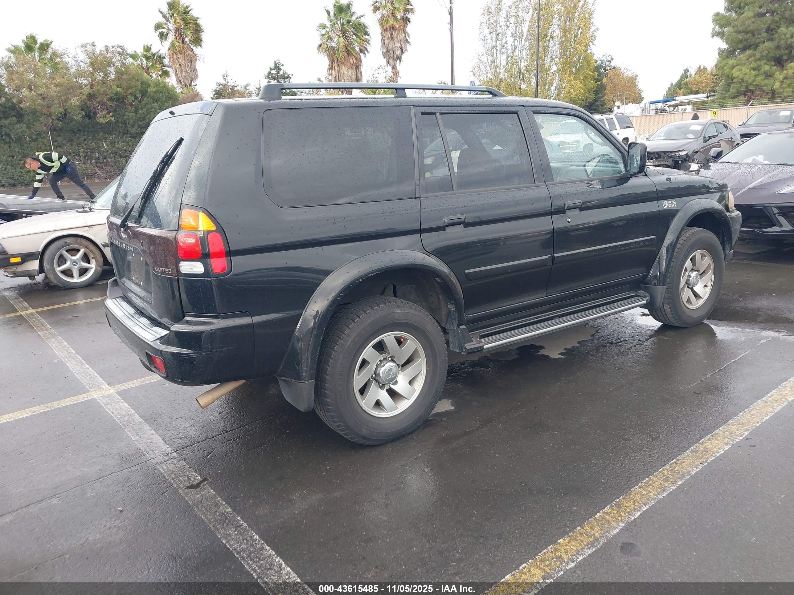 2002 Mitsubishi Montero Sport Ltd Black vin: JA4LS41R92J033596