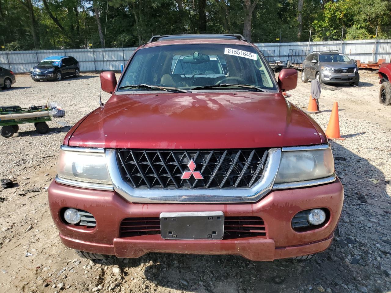 2000 Mitsubishi Montero Sport Limited Burgundy vin: JA4LS41RXYP041521