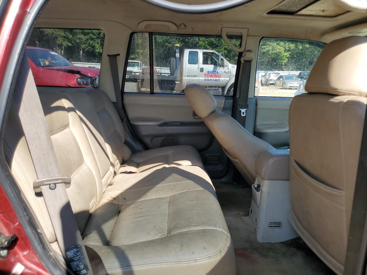 2000 Mitsubishi Montero Sport Limited Burgundy vin: JA4LS41RXYP041521