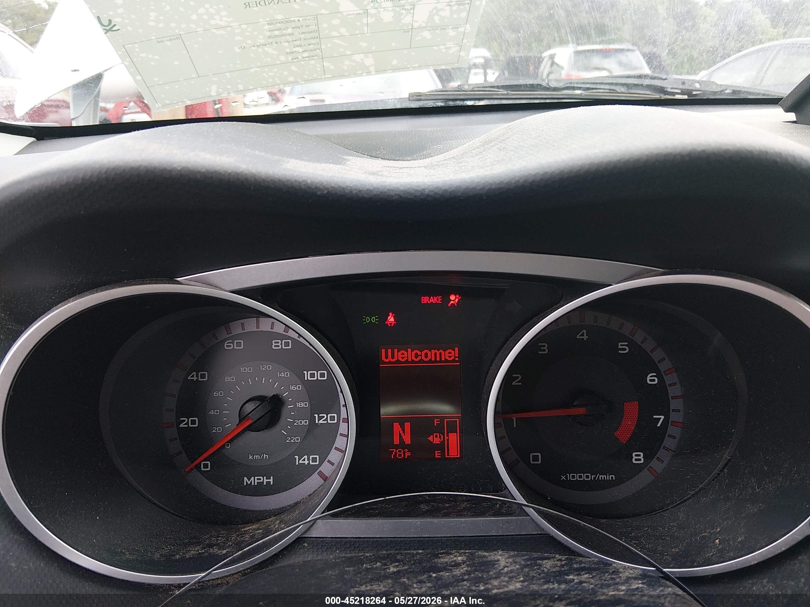 2008 Mitsubishi Outlander Es Silver vin: JA4LT21W38Z006279