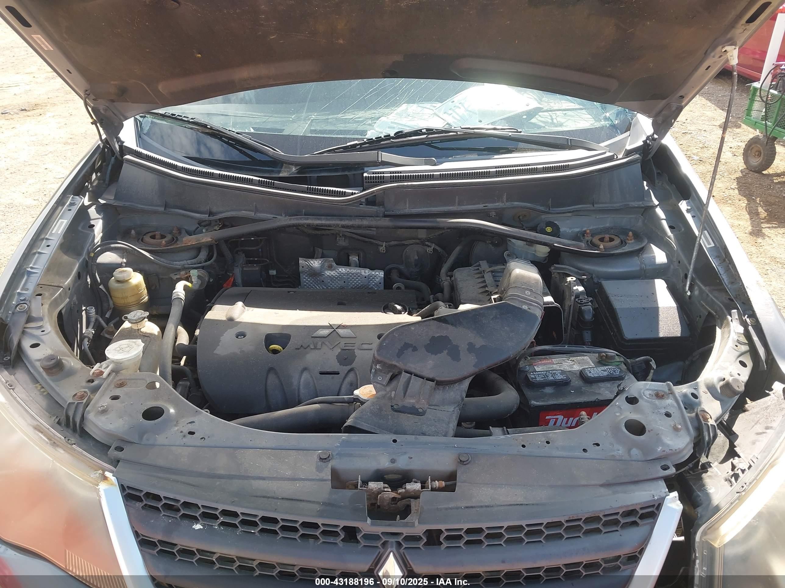 2009 Mitsubishi Outlander Se Серый vin: JA4LT31W49Z009845