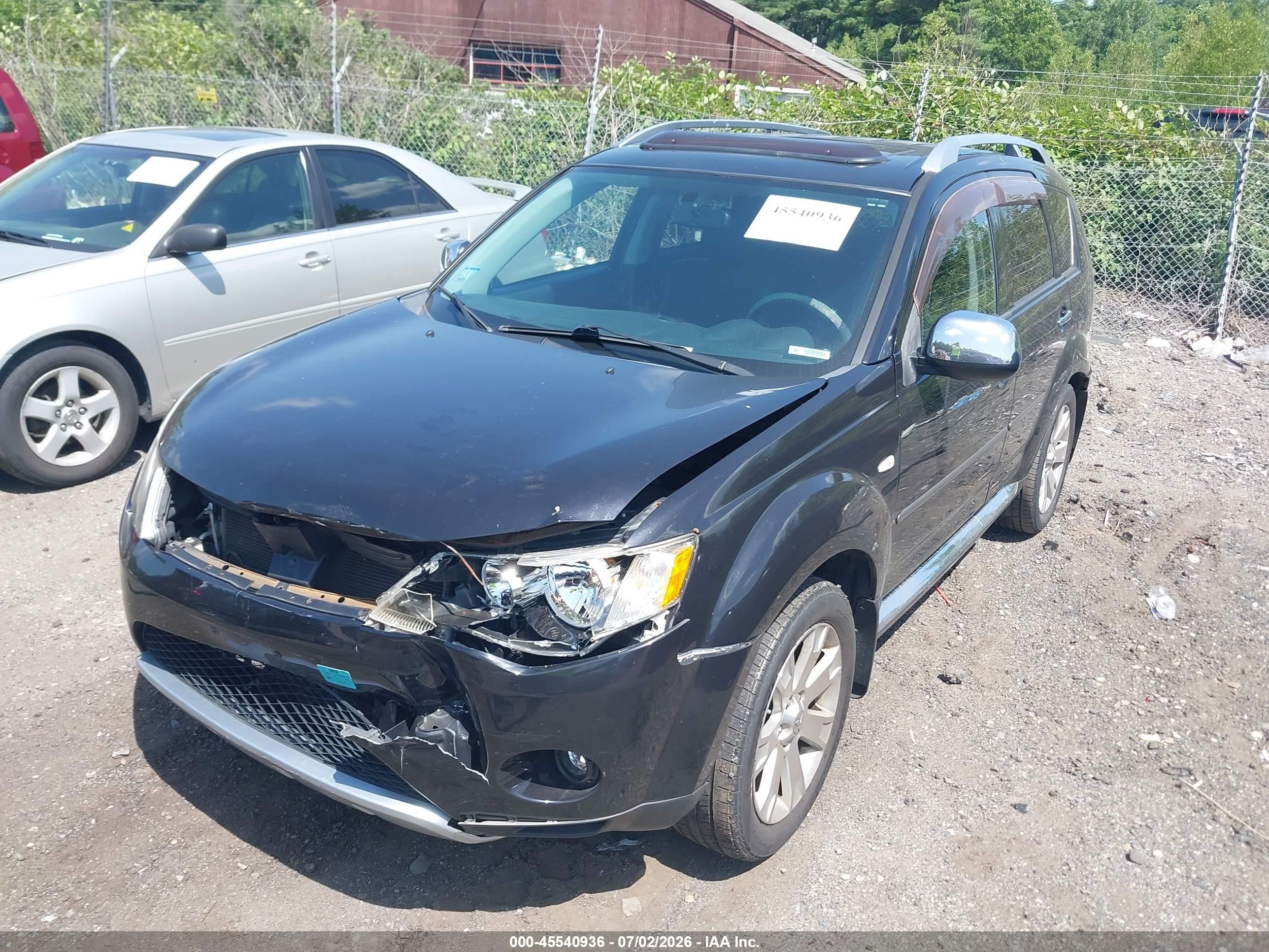 2009 Mitsubishi Outlander Se Black vin: JA4LT31W49Z015788