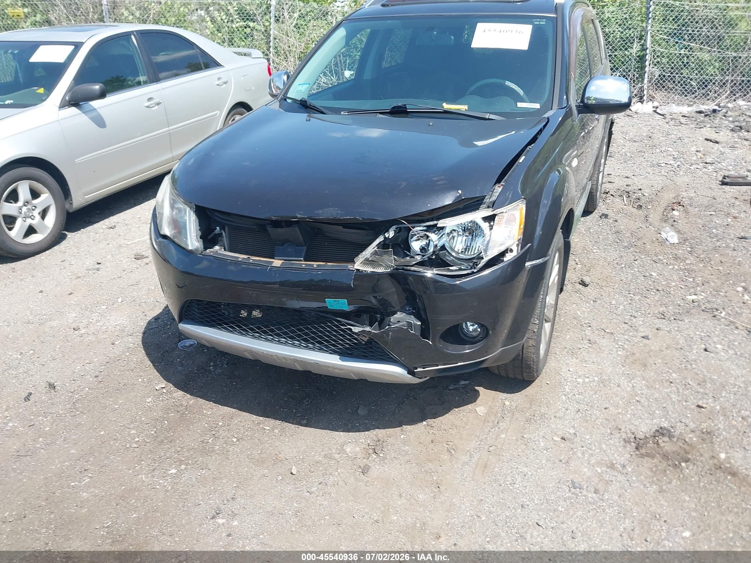 2009 Mitsubishi Outlander Se Black vin: JA4LT31W49Z015788