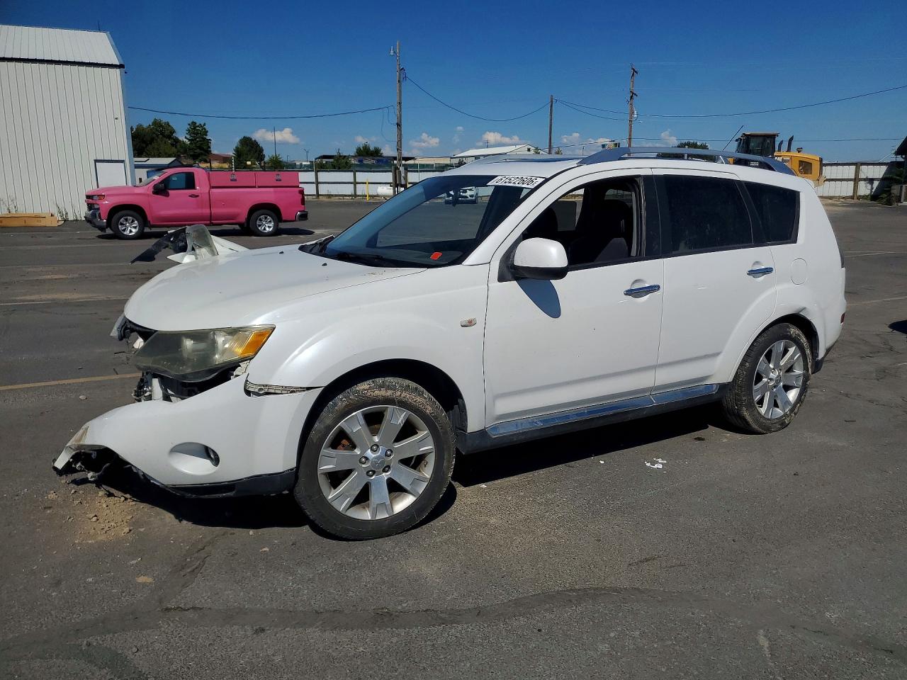 2008 Mitsubishi Outlander Se White vin: JA4LT31W68Z013202