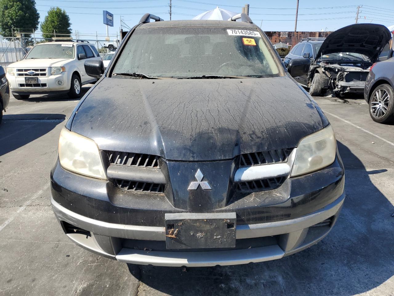 2005 Mitsubishi Outlander Ls Черный vin: JA4LX31F45U045823