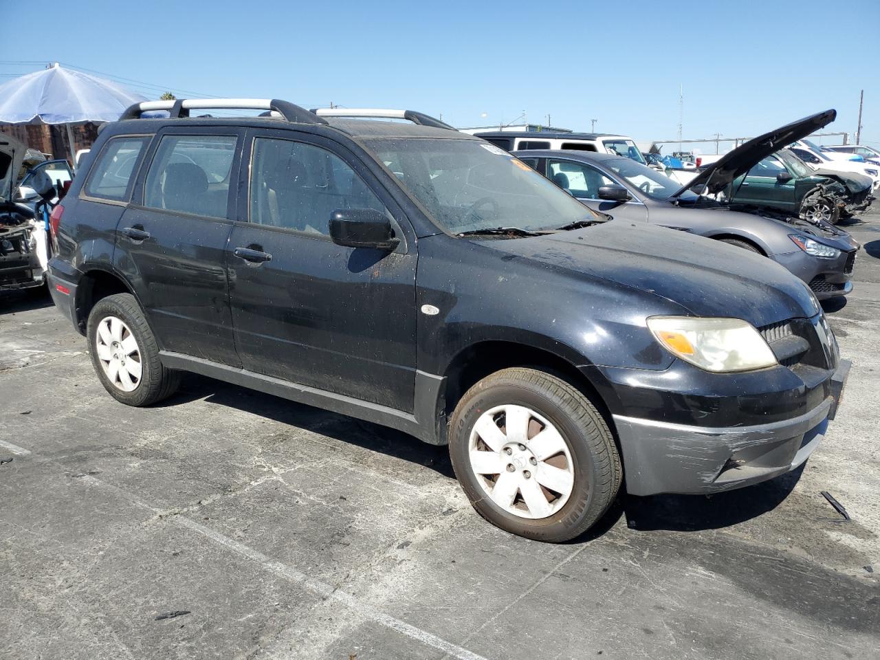 2005 Mitsubishi Outlander Ls Черный vin: JA4LX31F45U045823