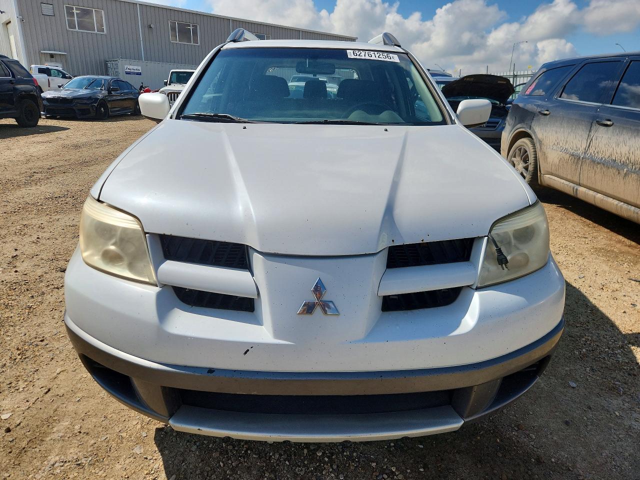 2006 Mitsubishi Outlander Ls White vin: JA4LX31F46U611318