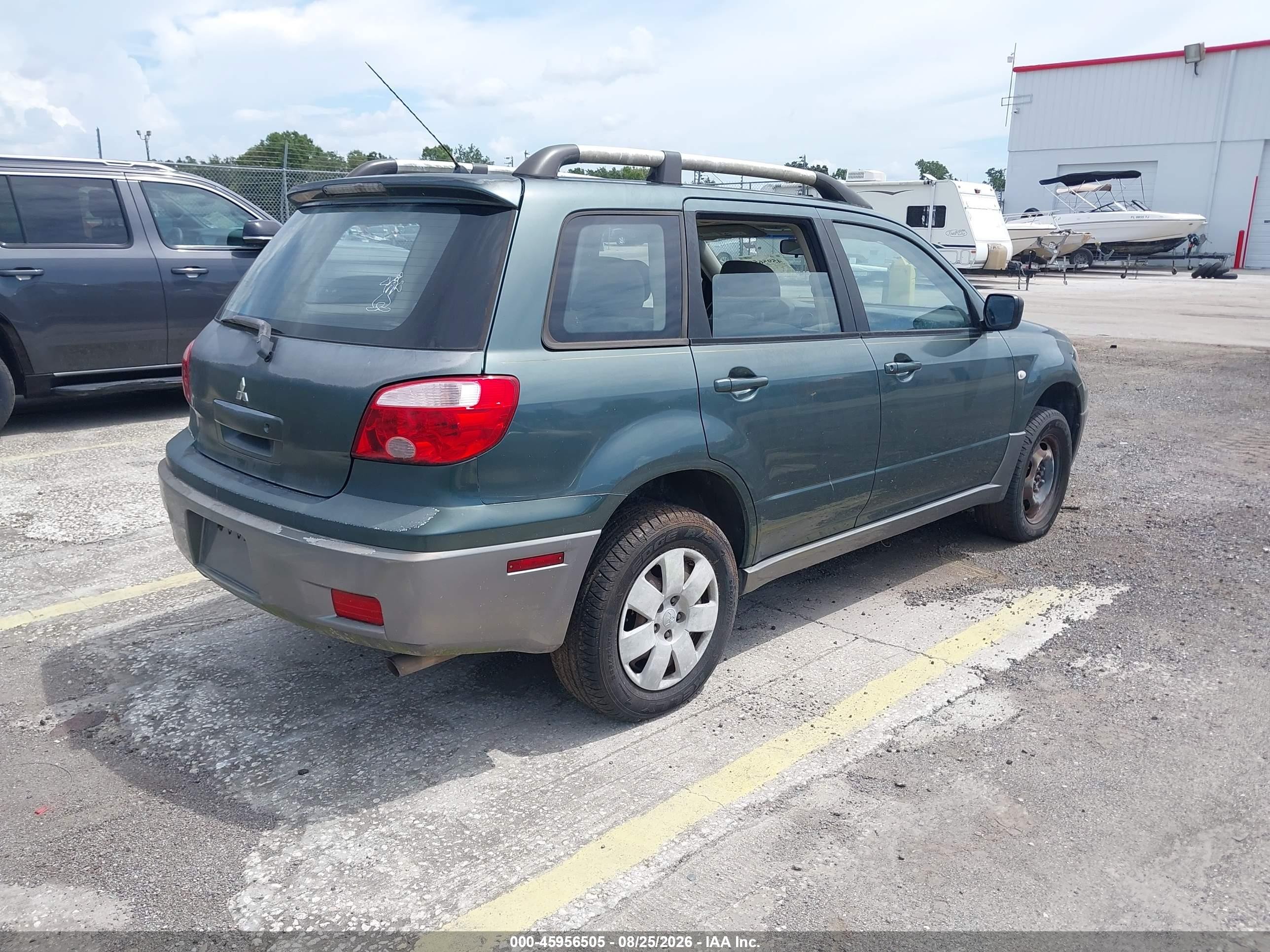 2006 Mitsubishi Outlander Ls Green vin: JA4LX31F66U002621