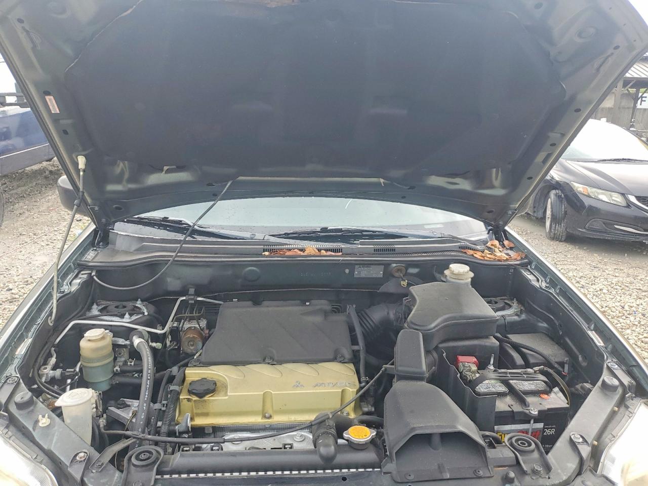 2006 Mitsubishi Outlander Ls Green vin: JA4LX31F76U002773