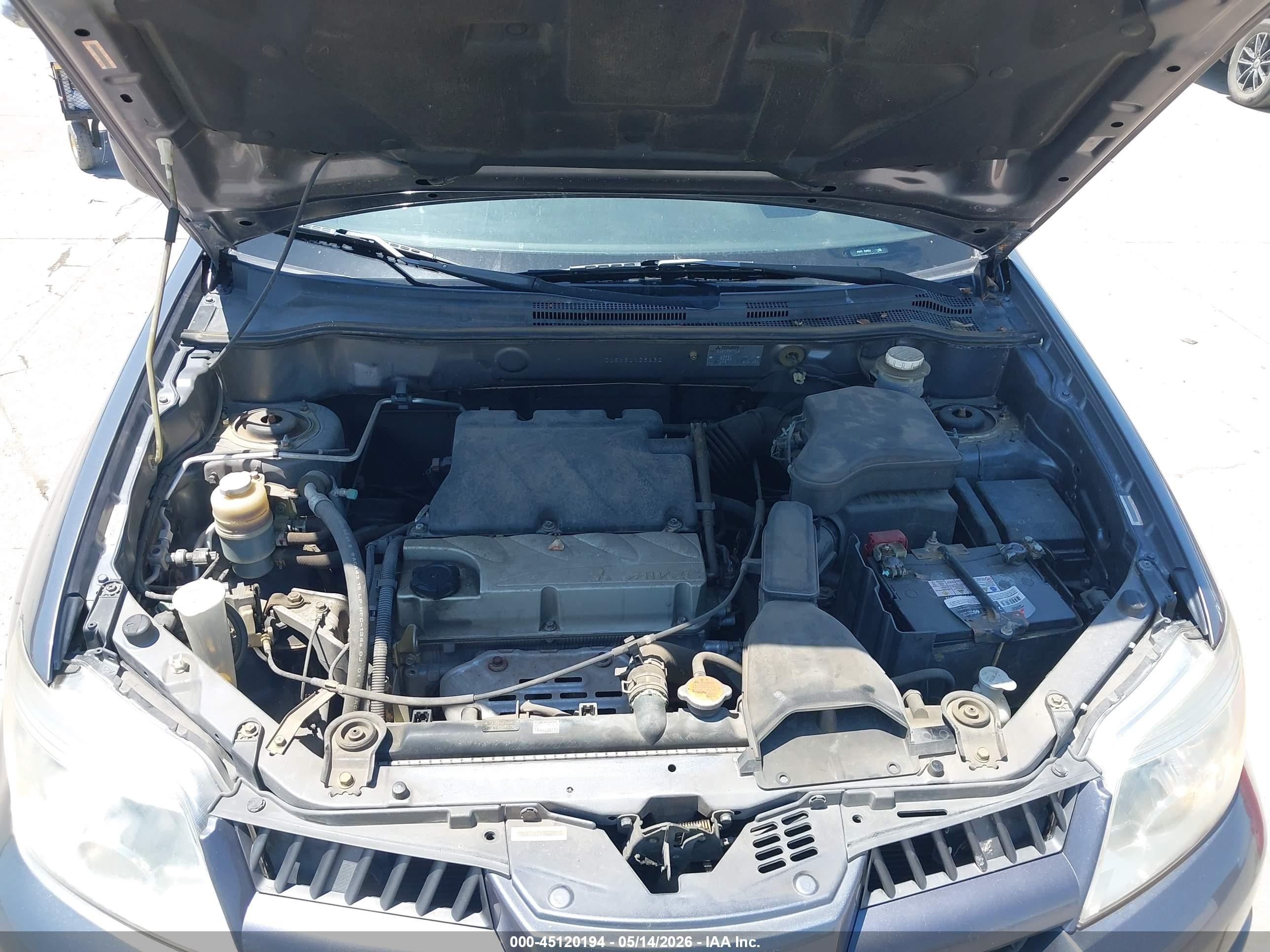 2005 Mitsubishi Outlander Ls Gray vin: JA4LX31F85U023632