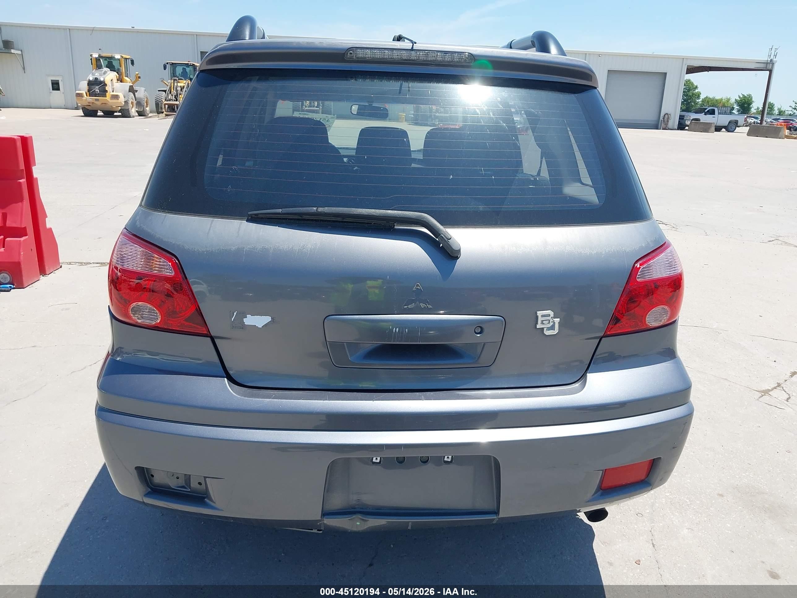 2005 Mitsubishi Outlander Ls Gray vin: JA4LX31F85U023632