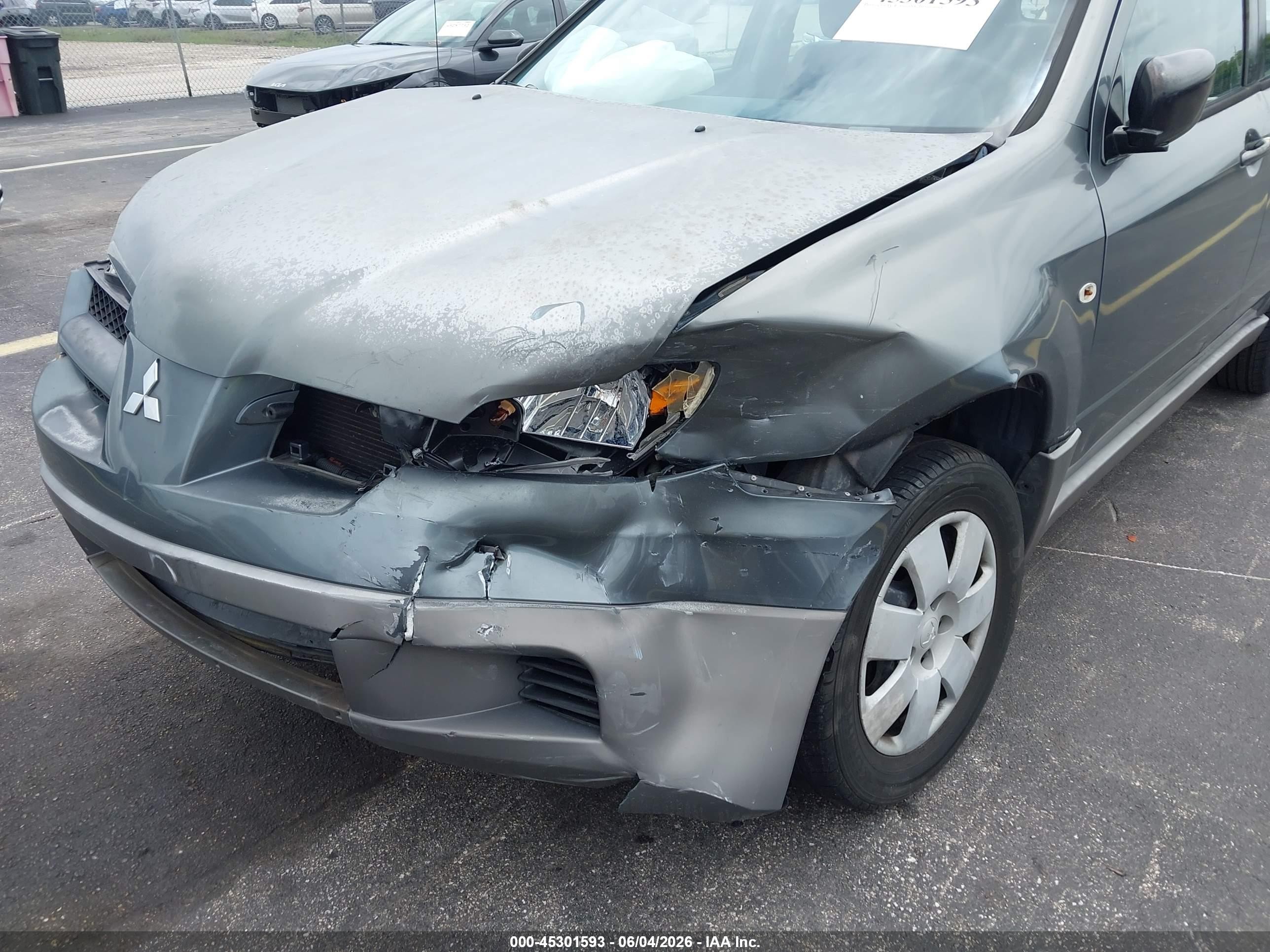 2003 Mitsubishi Outlander Ls Серый vin: JA4LX31G03U072149