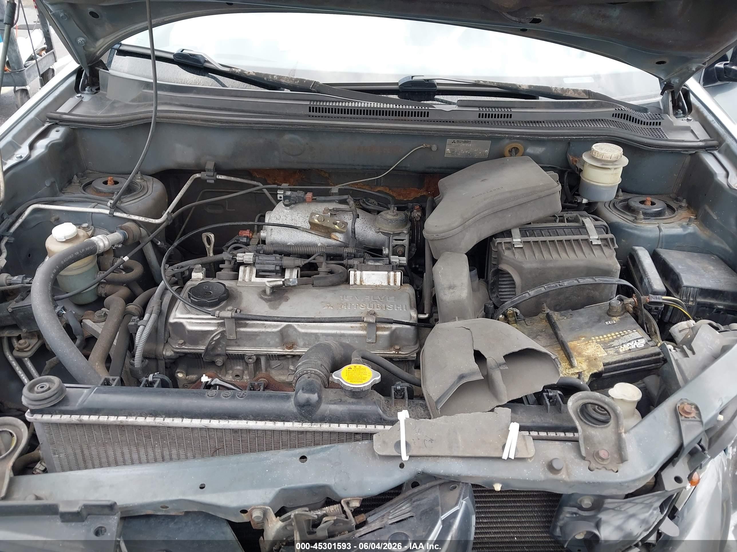 2003 Mitsubishi Outlander Ls Серый vin: JA4LX31G03U072149