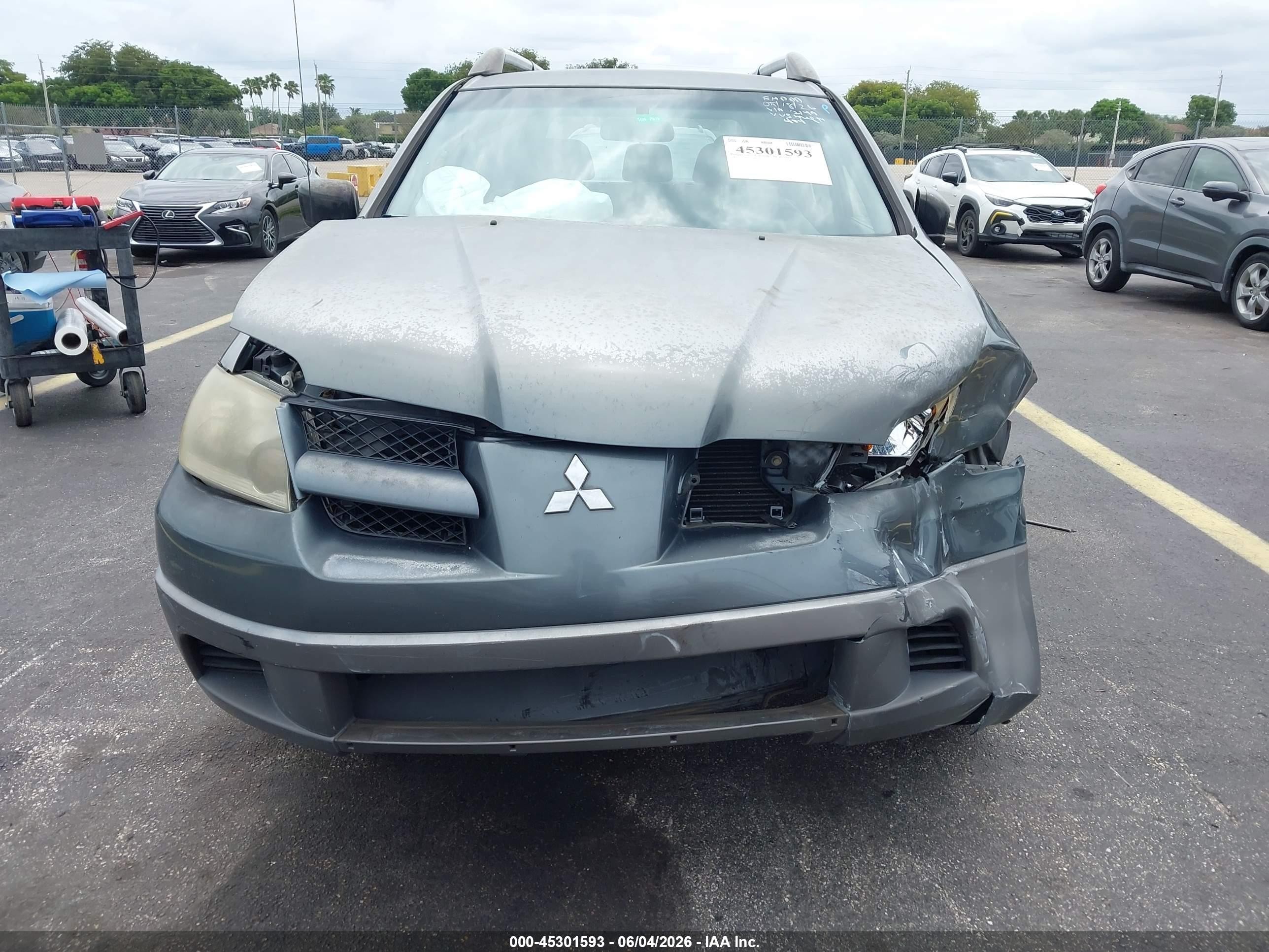 2003 Mitsubishi Outlander Ls Серый vin: JA4LX31G03U072149