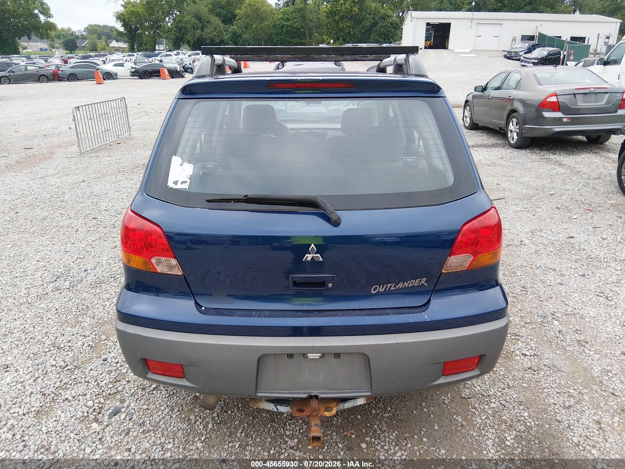 2003 Mitsubishi Outlander Ls Blue vin: JA4LX31G43U057685
