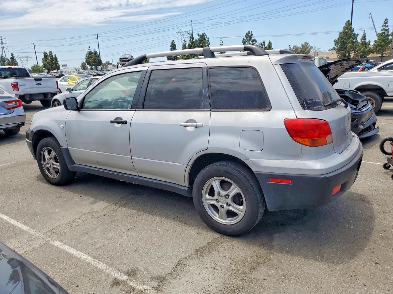 2003 Mitsubishi Outlander Ls Silver vin: JA4LX31G93U029316