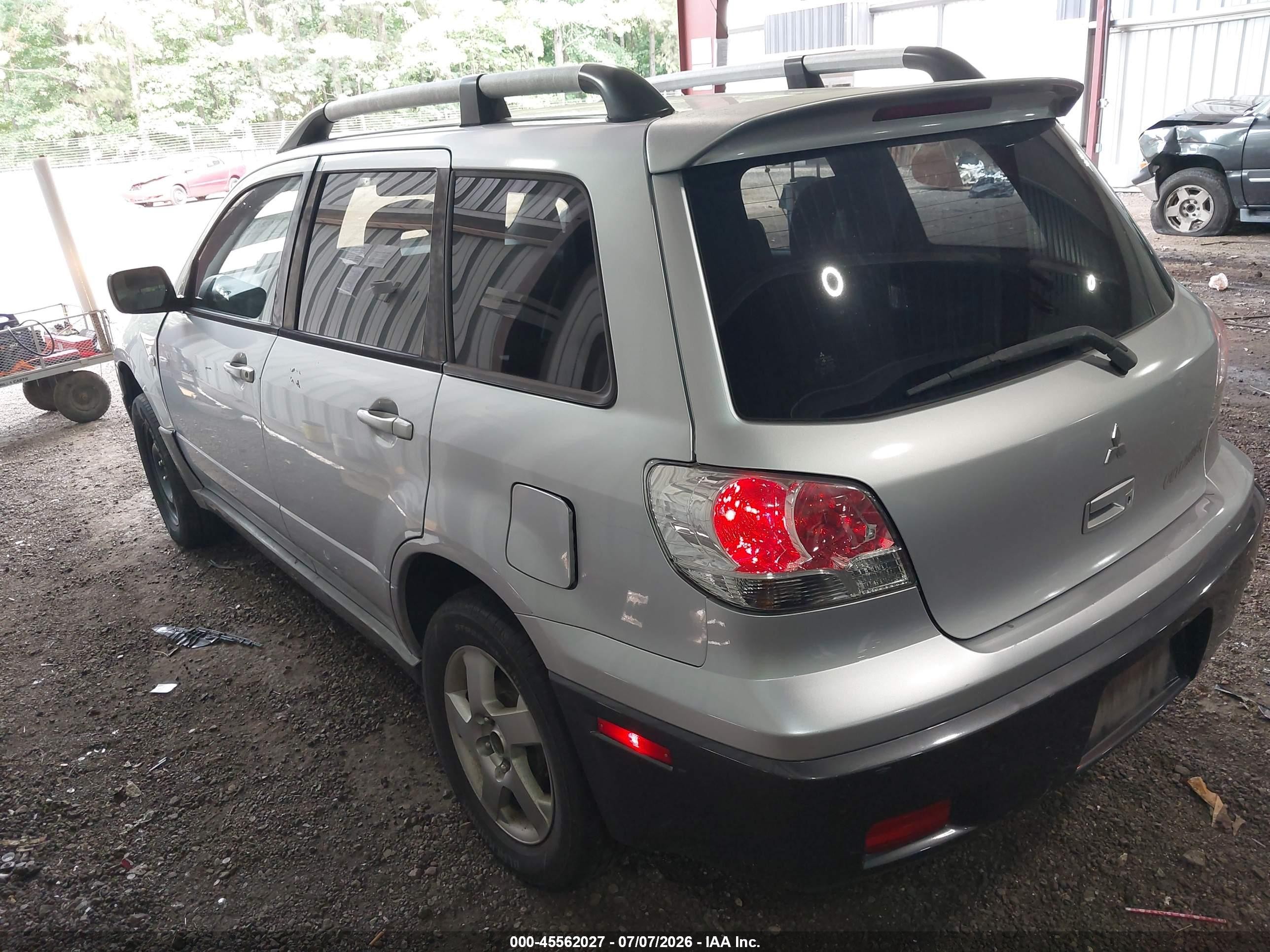 2004 Mitsubishi Outlander Xls Серебряный vin: JA4LX41F64U043804