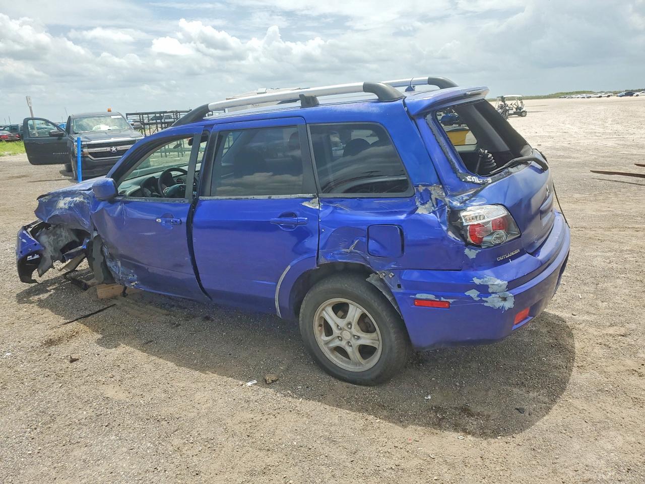 2006 Mitsubishi Outlander Se Blue vin: JA4LX41F86U020513