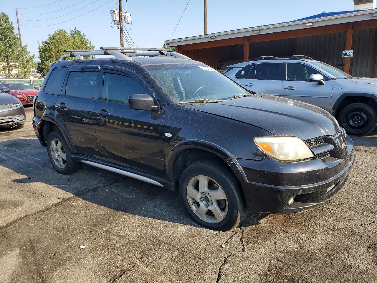 2006 Mitsubishi Outlander Black vin: JA4LX41FX6U034428