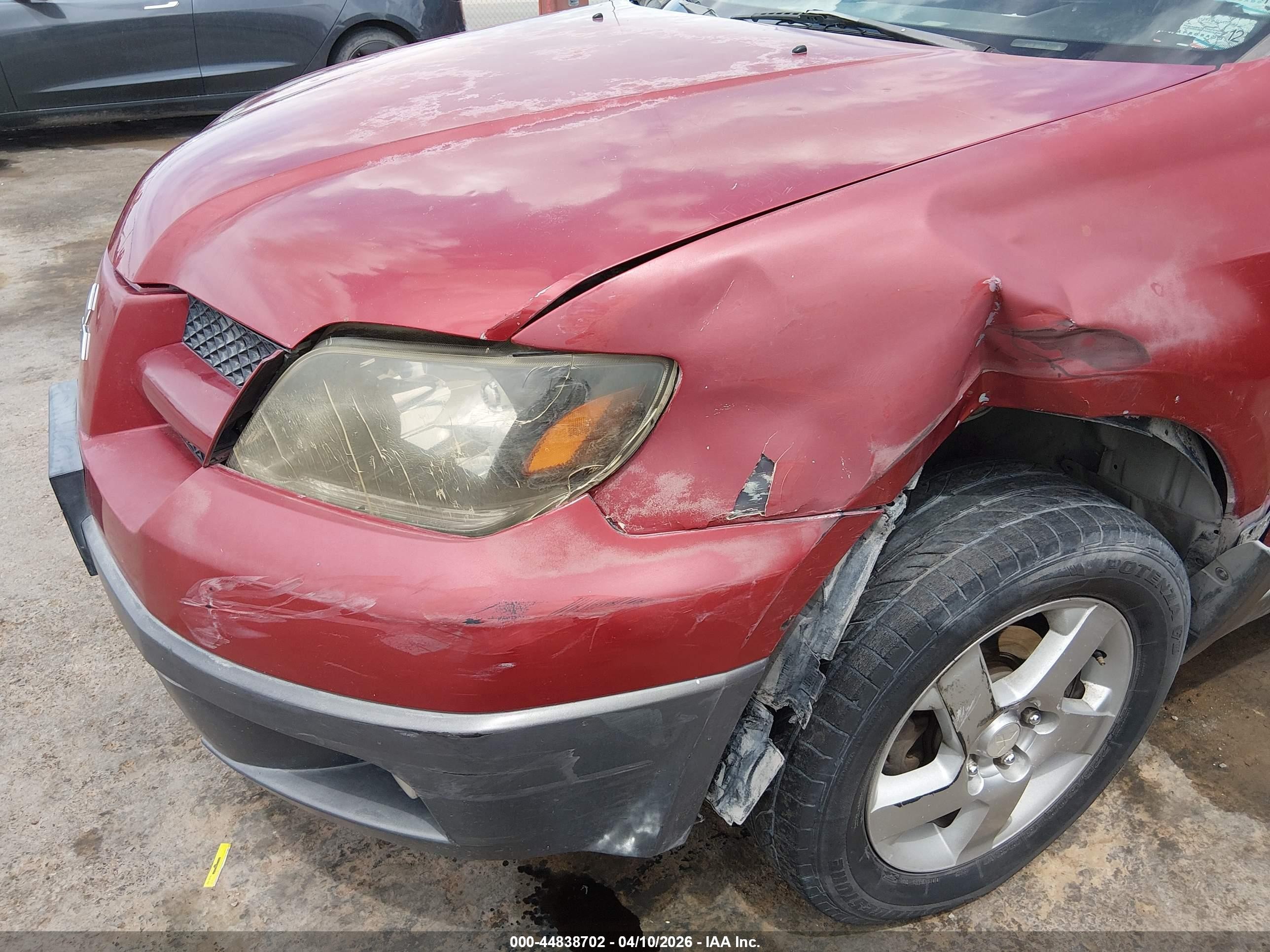 2003 Mitsubishi Outlander Xls Red vin: JA4LX41G03U094464