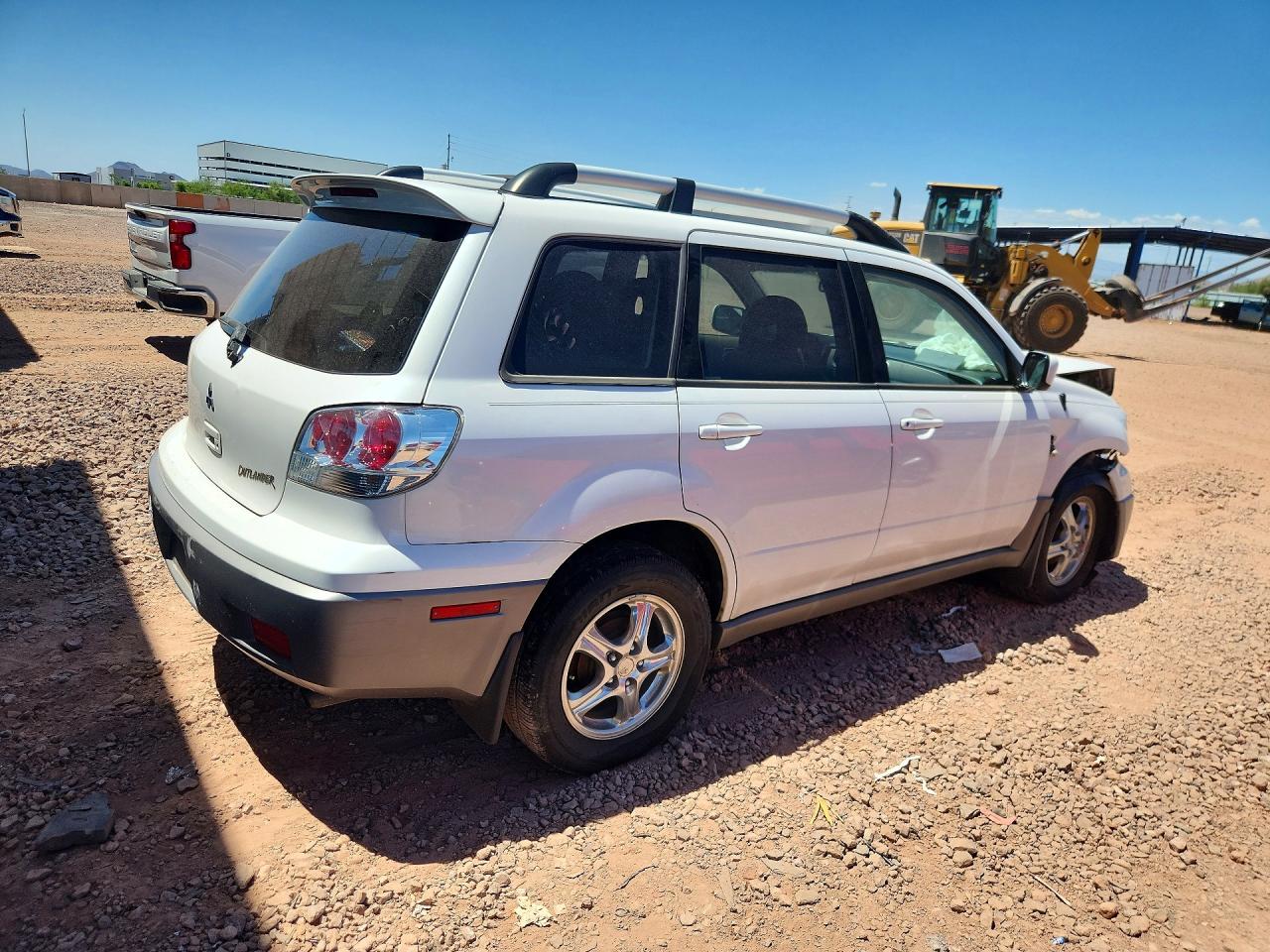 2003 Mitsubishi Outlander Xls White vin: JA4LX41G33U031746